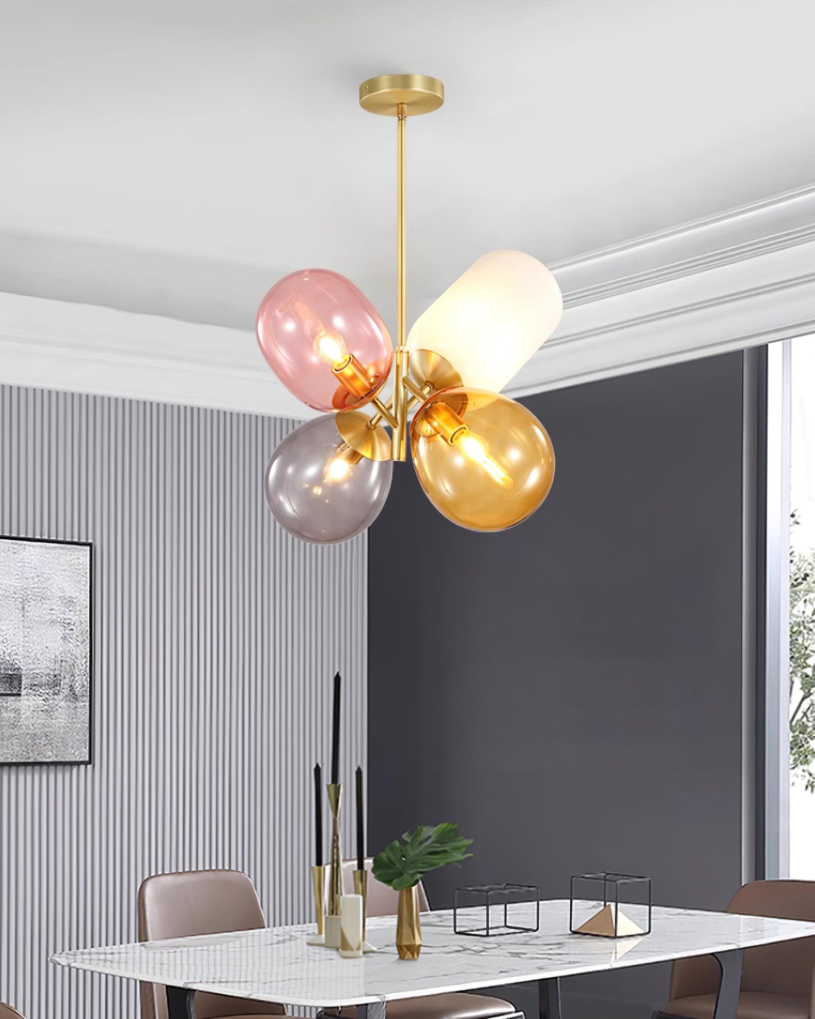 Bella Bubble Pendant Lamp Multicolor Orb Playful - Letslighting
