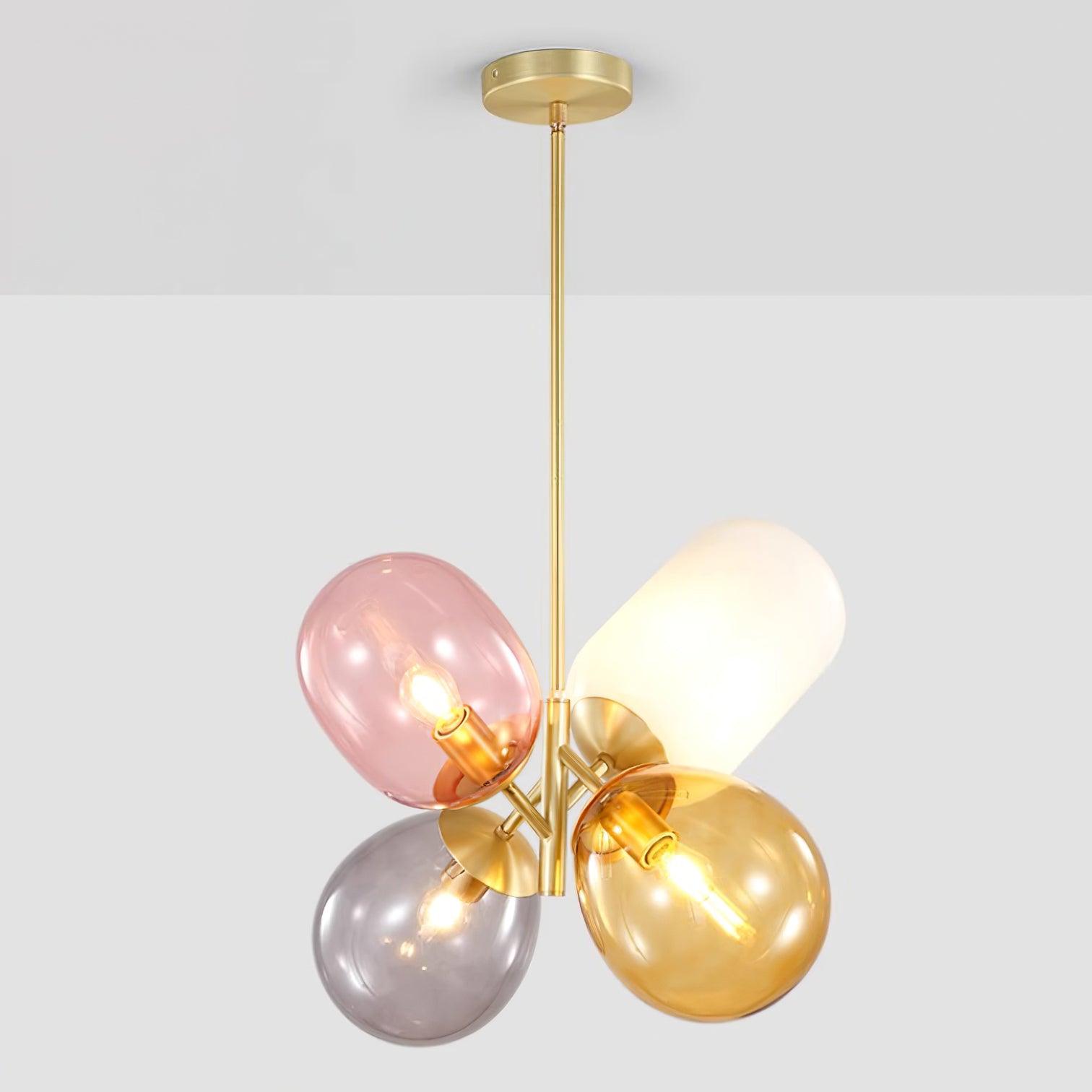 Bella Bubble Pendant Lamp Multicolor Orb Playful - Letslighting