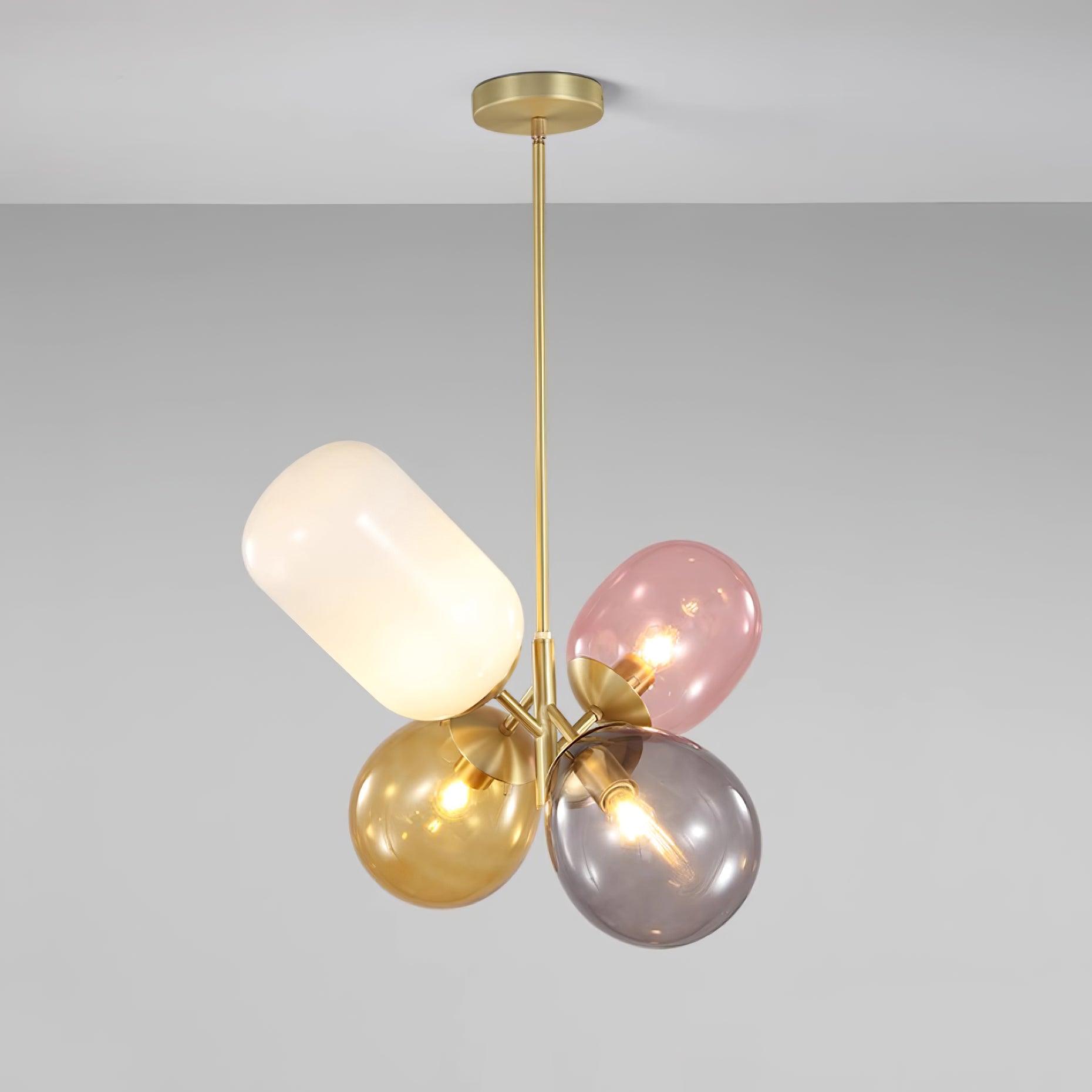 Bella Bubble Pendant Lamp Multicolor Orb Playful - Letslighting