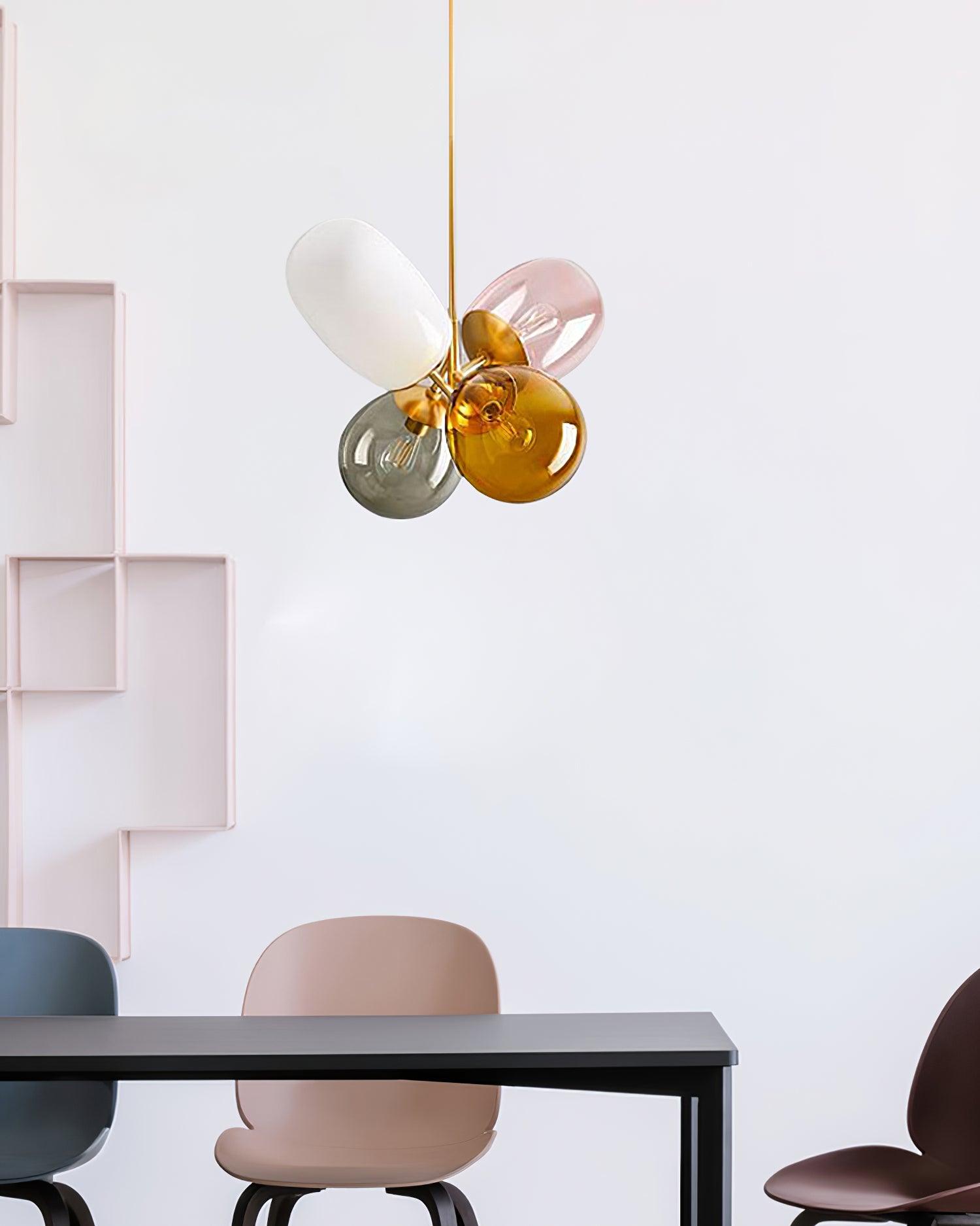 Bella Bubble Pendant Lamp Multicolor Orb Playful - Letslighting