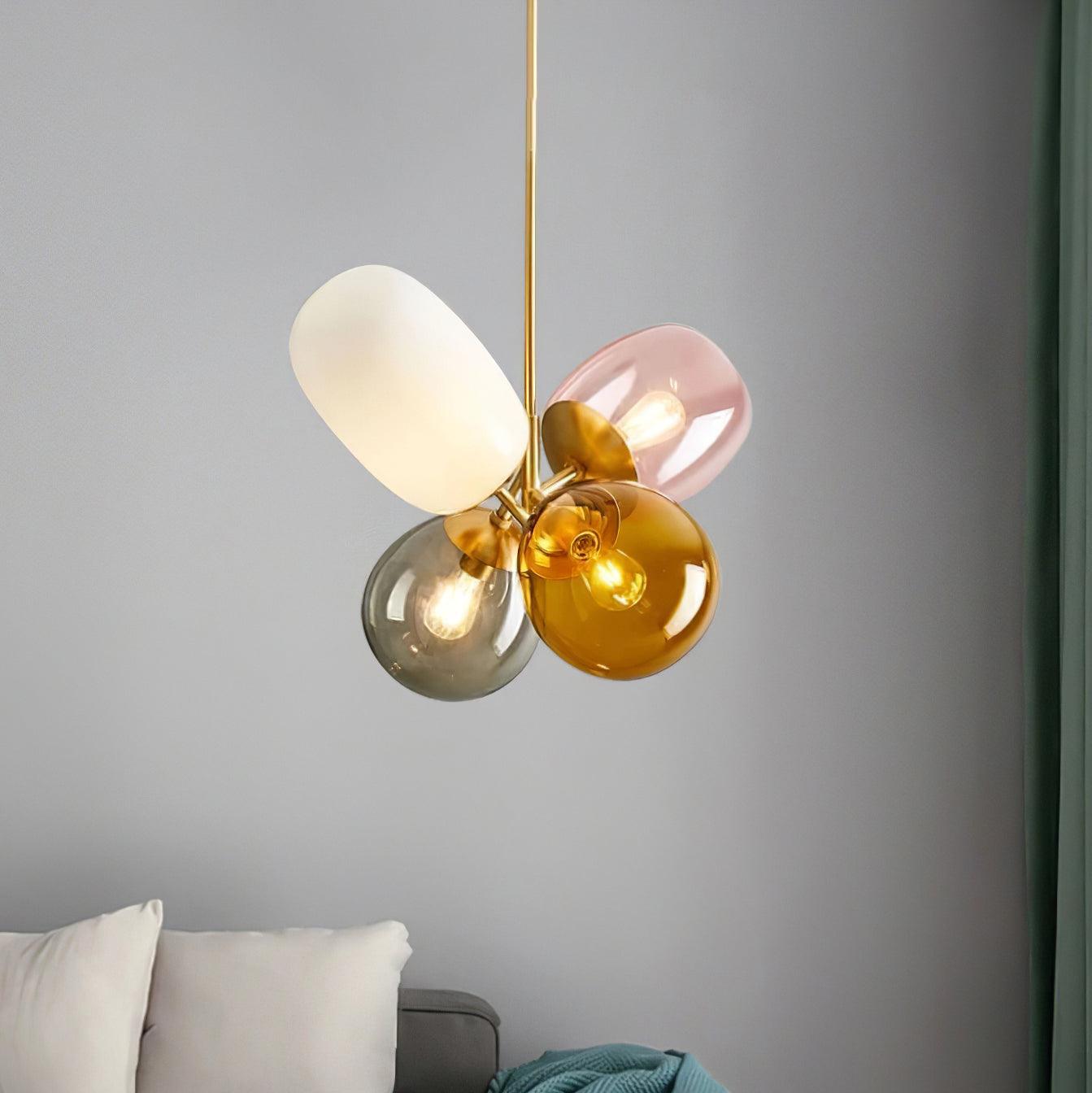 Bella Bubble Pendant Lamp Multicolor Orb Playful - Letslighting