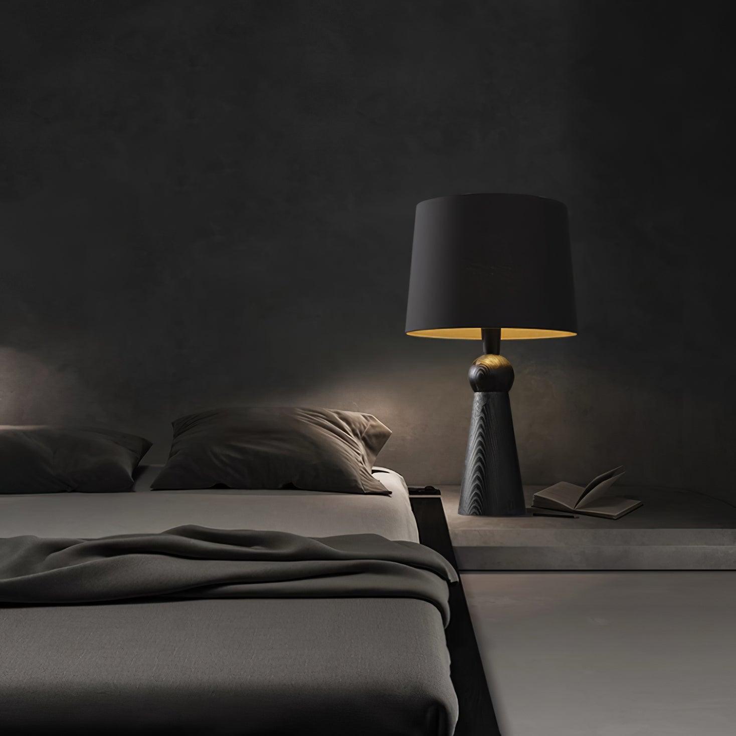 Lioria Wood Fabric Table Lamp - Letslighting