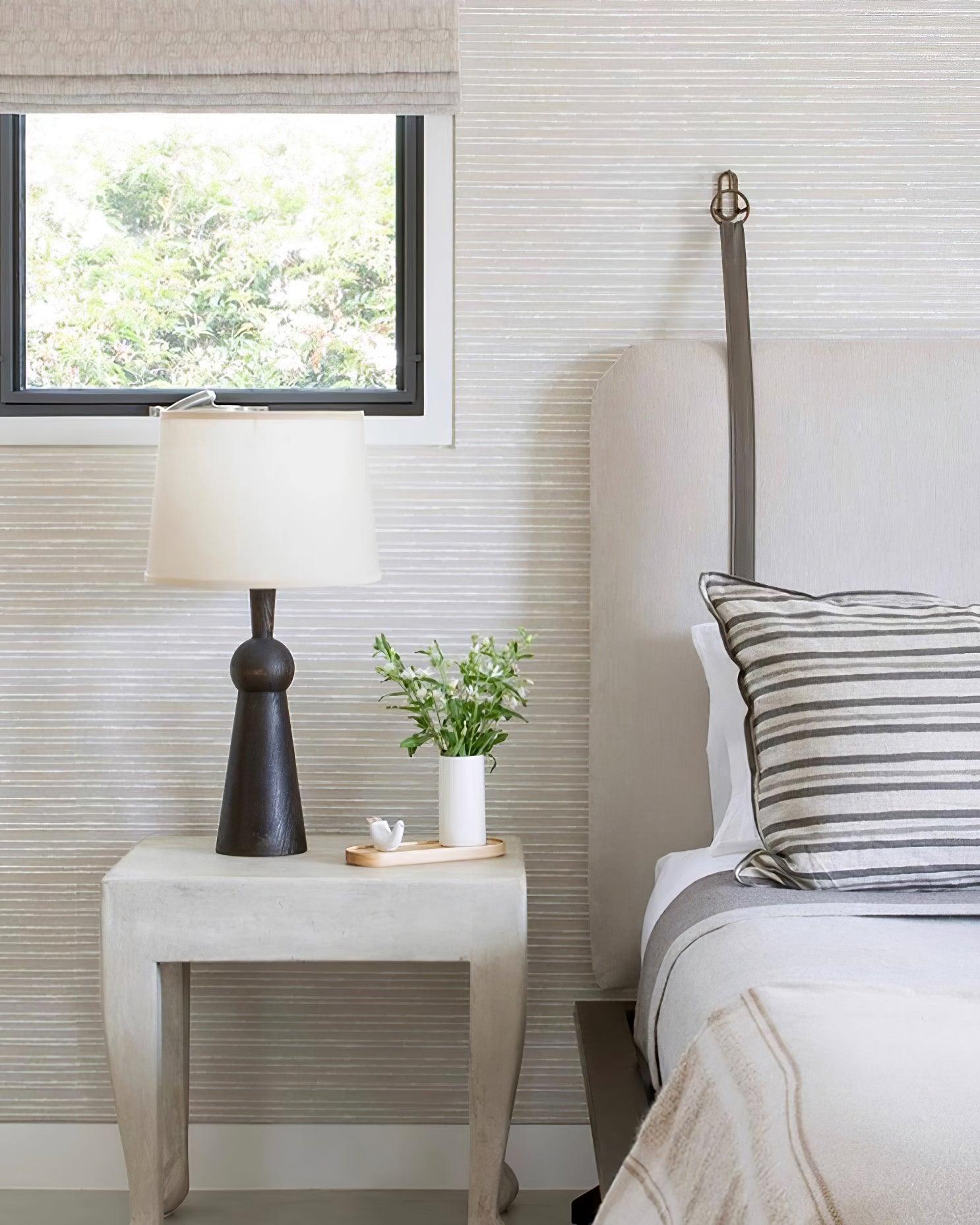 Lioria Wood Fabric Table Lamp - Letslighting