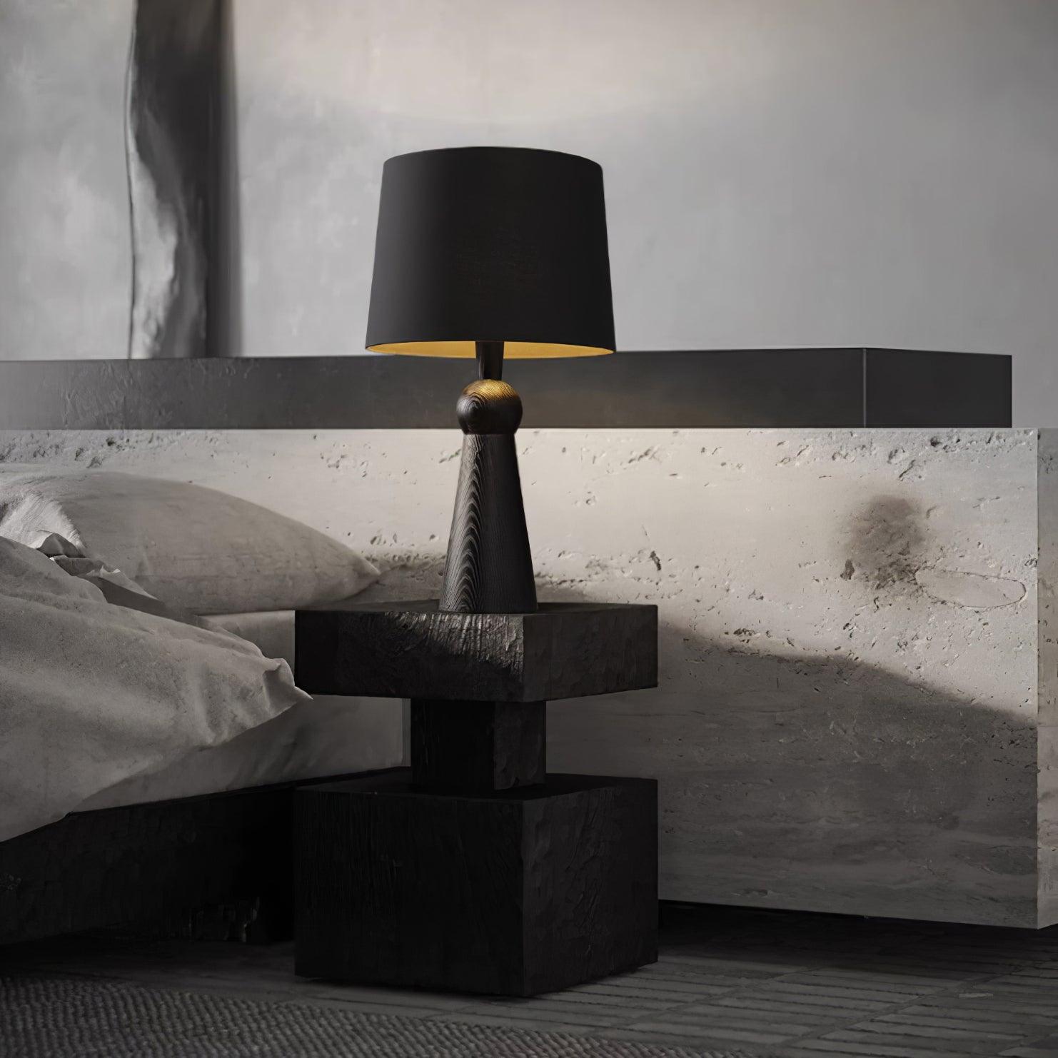Lioria Wood Fabric Table Lamp - Letslighting