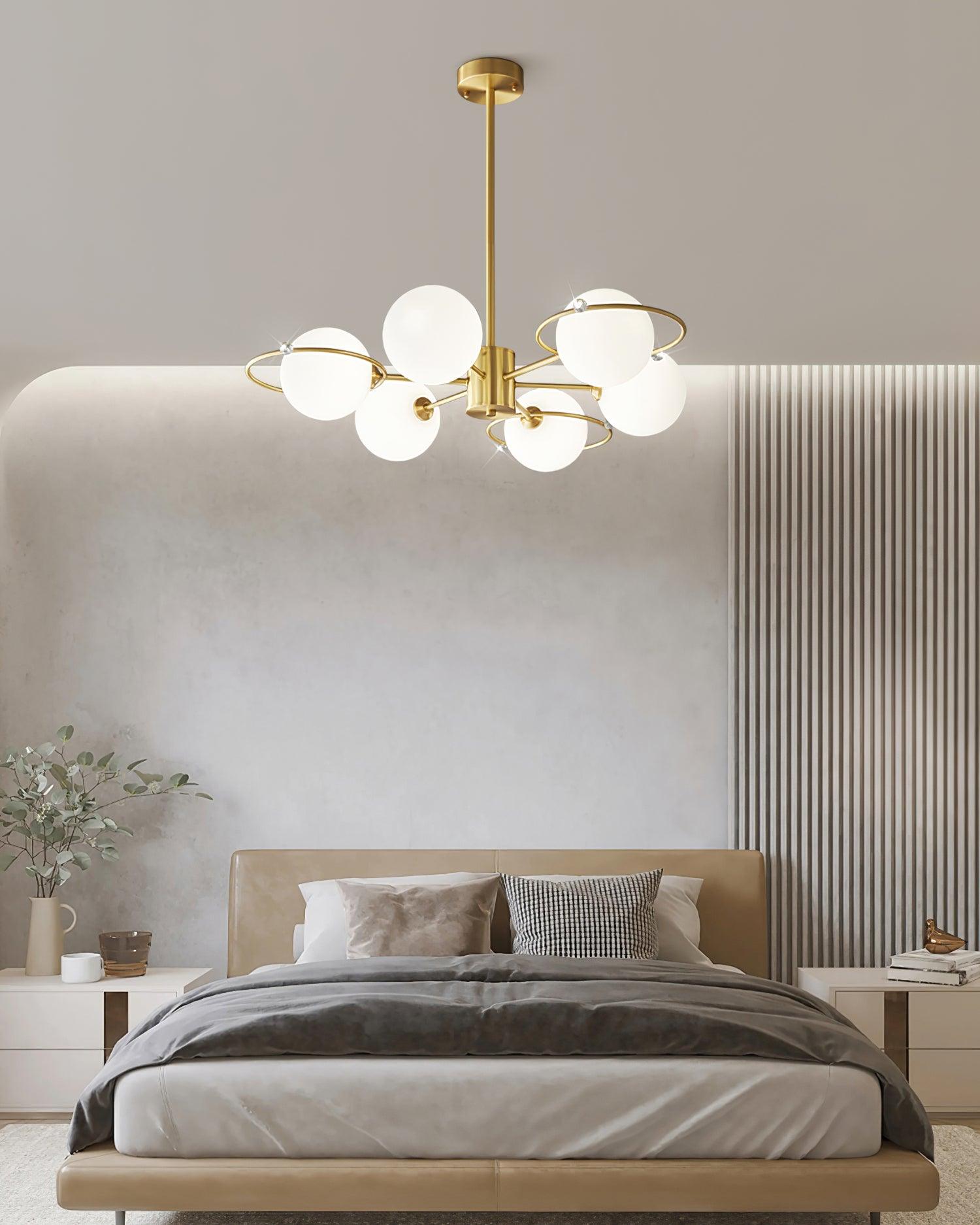 Astra Brass Chandelier Mulit-Head - Letslighting