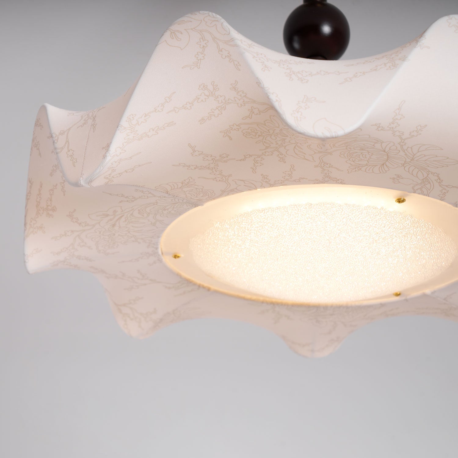 Avlorus Traditional Premium Elegance Wood Fabric Ceiling Light - Letslighting