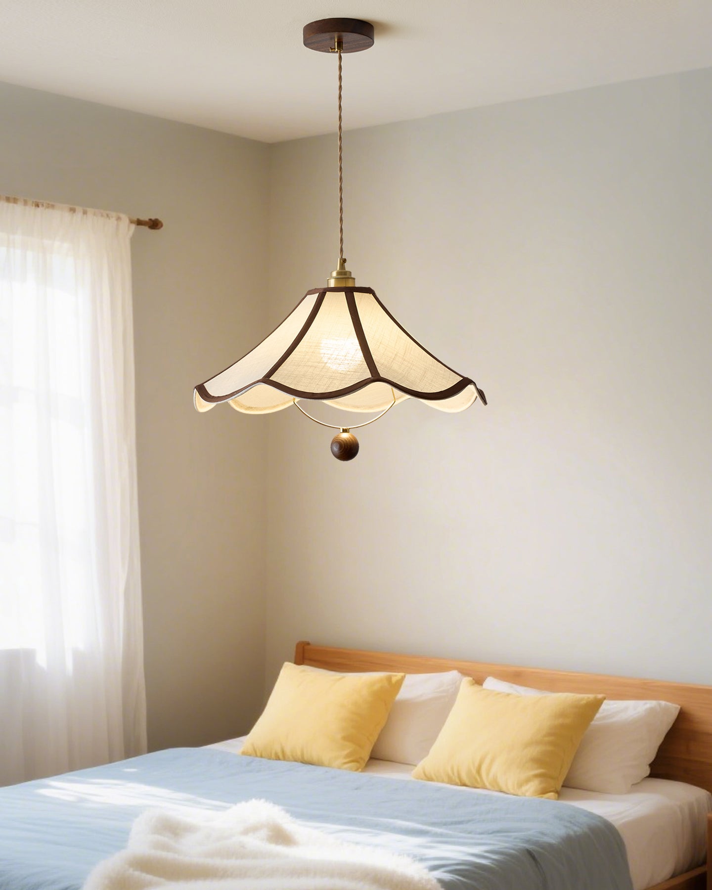 Bellaria Vintage Scalloped Pendant Lamp - Letslighting