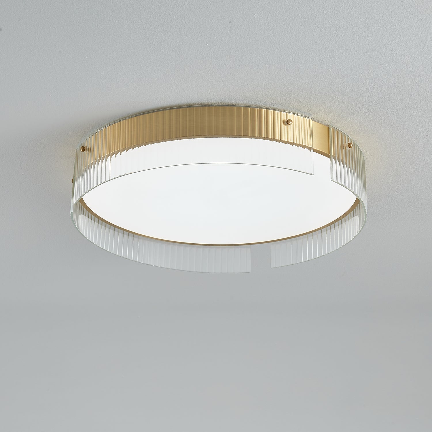 Ovenaris Modern Minimalist Brass Ceiling Light - Letslighting