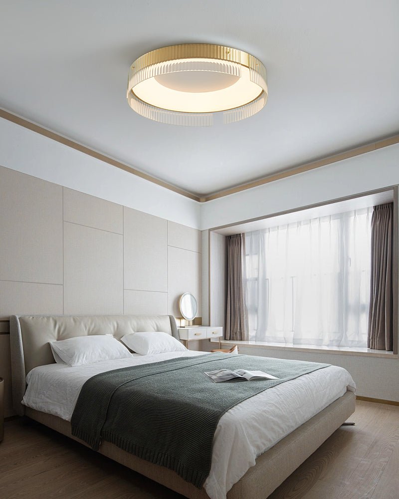 Ovenaris Modern Minimalist Brass Ceiling Light - Letslighting