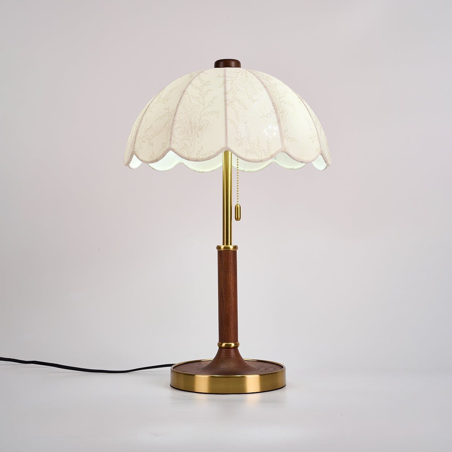 Axiain Wood Fabric Table Lamp - Letslighting