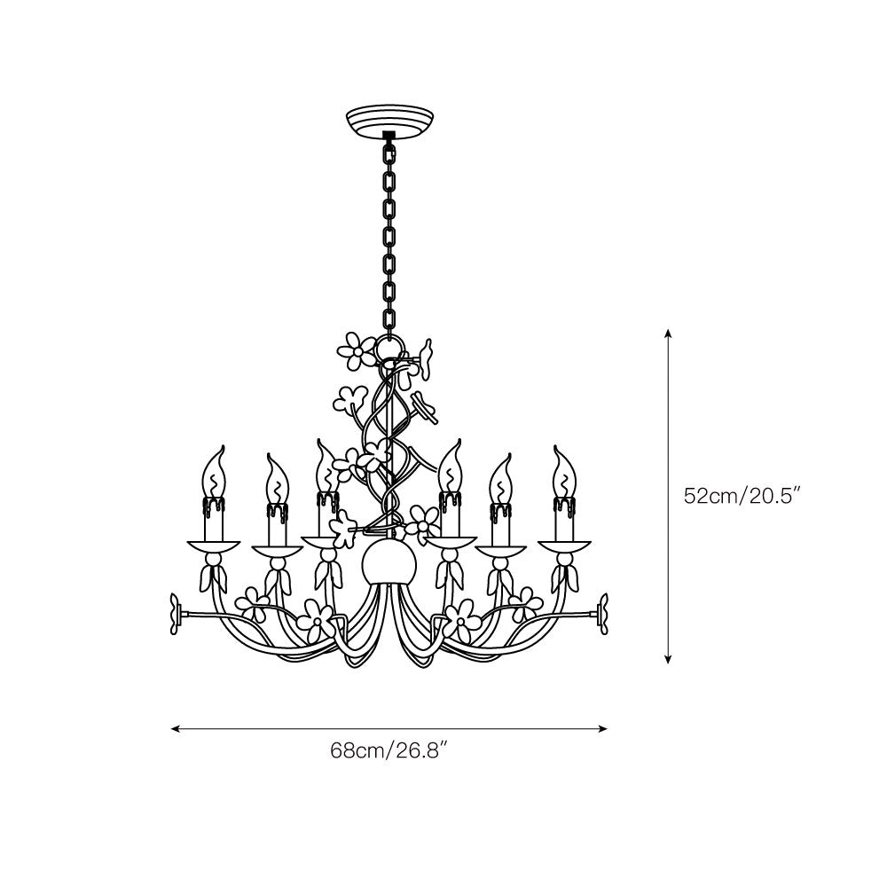 Ornuvyu Postmodern Luxury Clear Crystal Chandelier - Letslighting