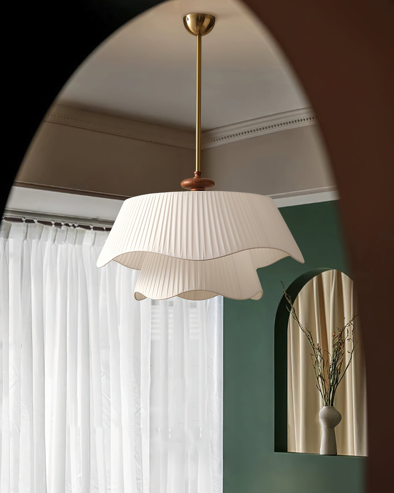 Aphais Premium Elegance Wood Pendant Lamp - Letslighting