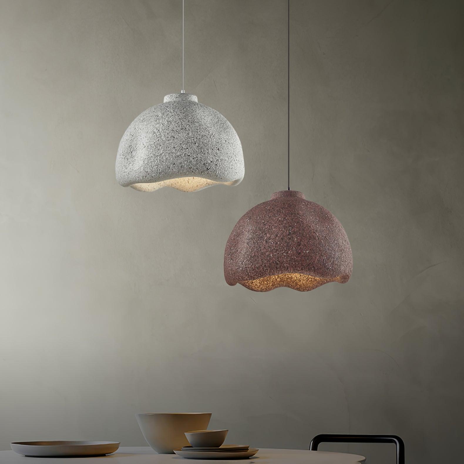 Icarila Modern Minimalist Speckled Plastic Pendant Lamp - Letslighting