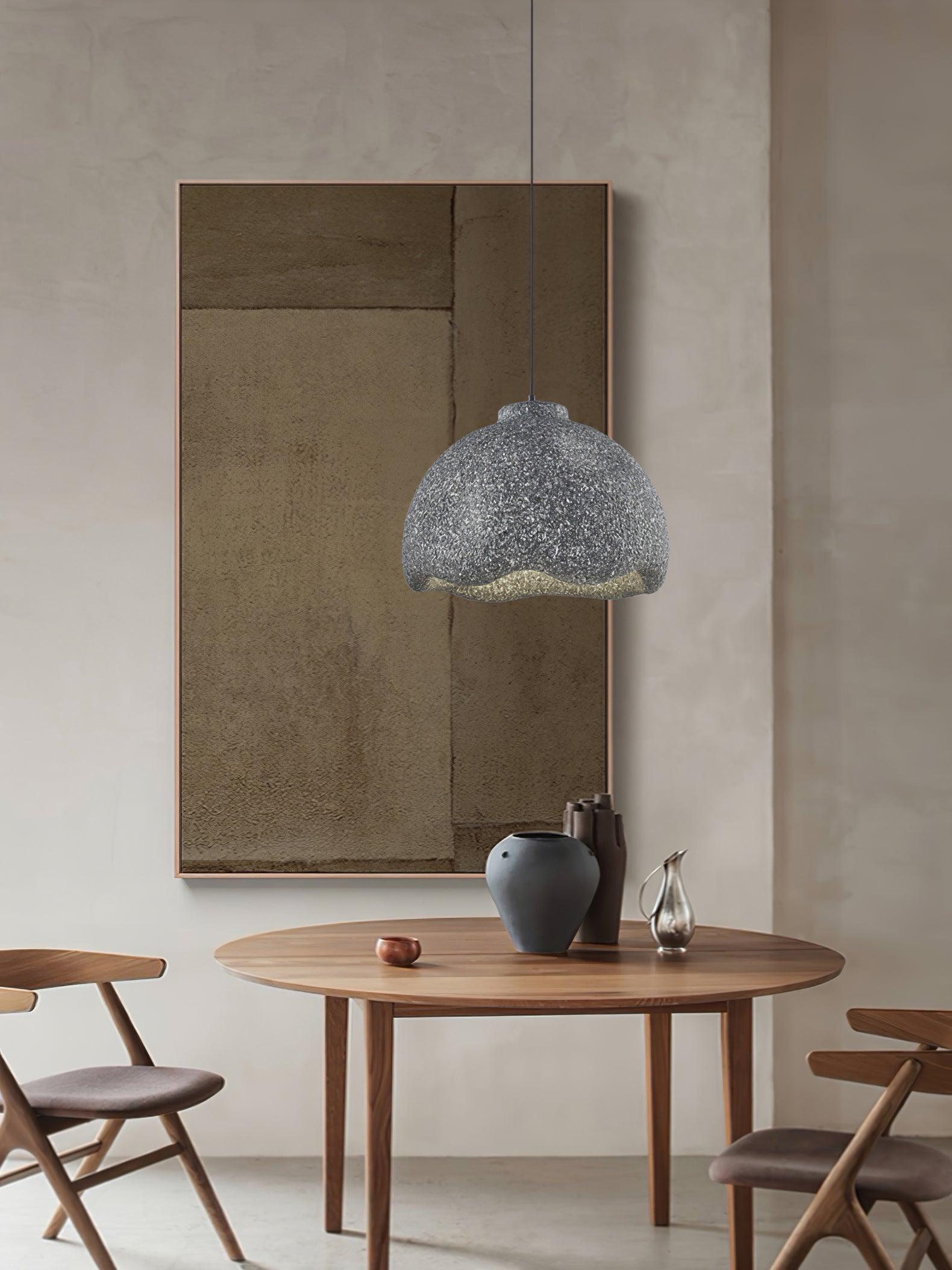 Icarila Modern Minimalist Speckled Plastic Pendant Lamp - Letslighting