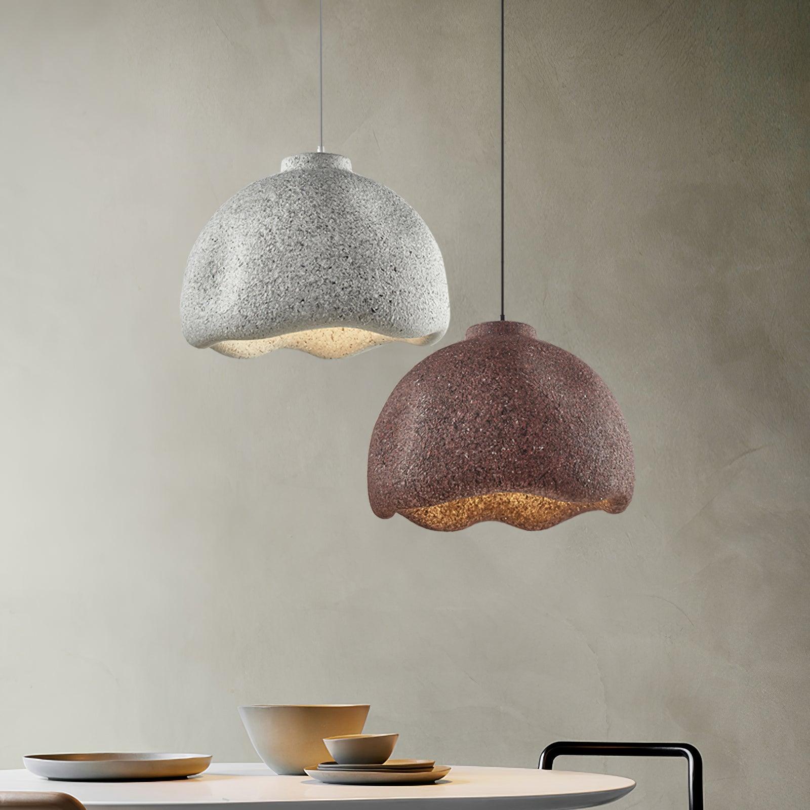Icarila Modern Minimalist Speckled Plastic Pendant Lamp - Letslighting