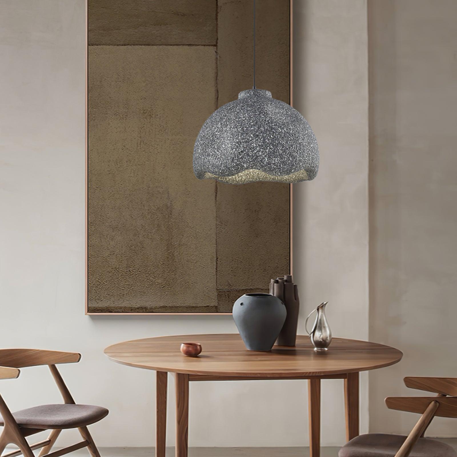 Icarila Modern Minimalist Speckled Plastic Pendant Lamp - Letslighting