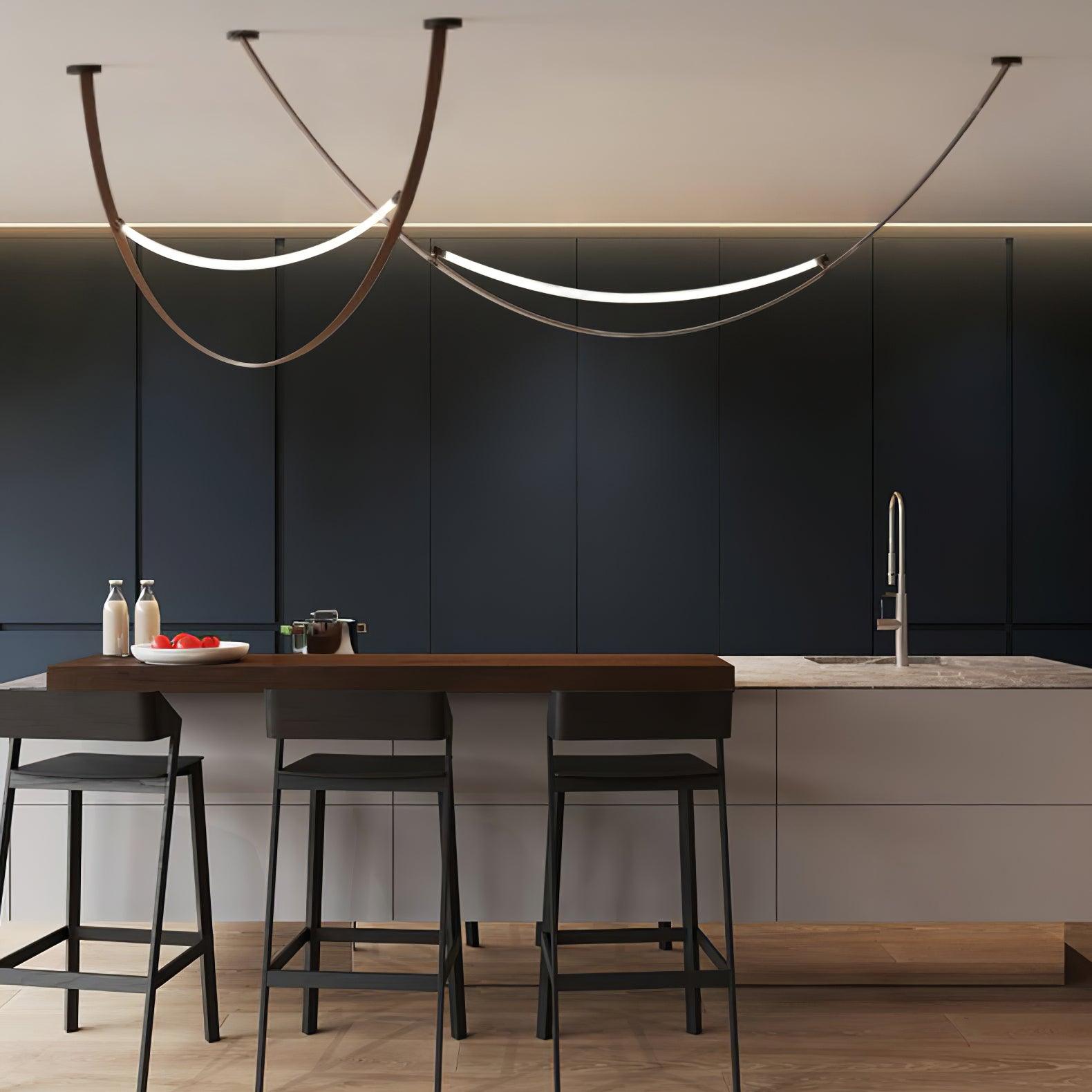 Belt Pendant Lamp Leather Silicone Minimalist - Letslighting