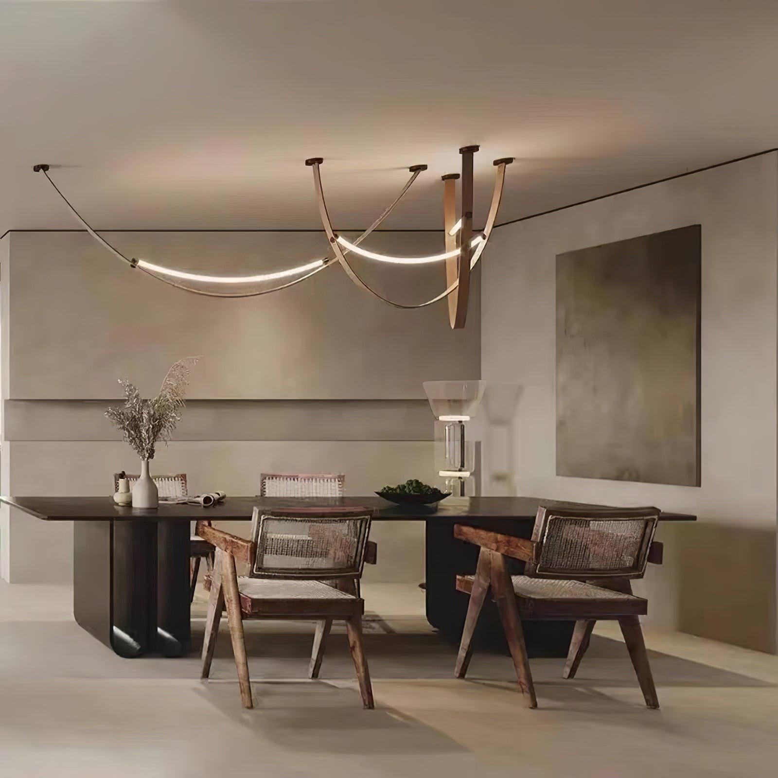 Belt Pendant Lamp Leather Silicone Minimalist - Letslighting