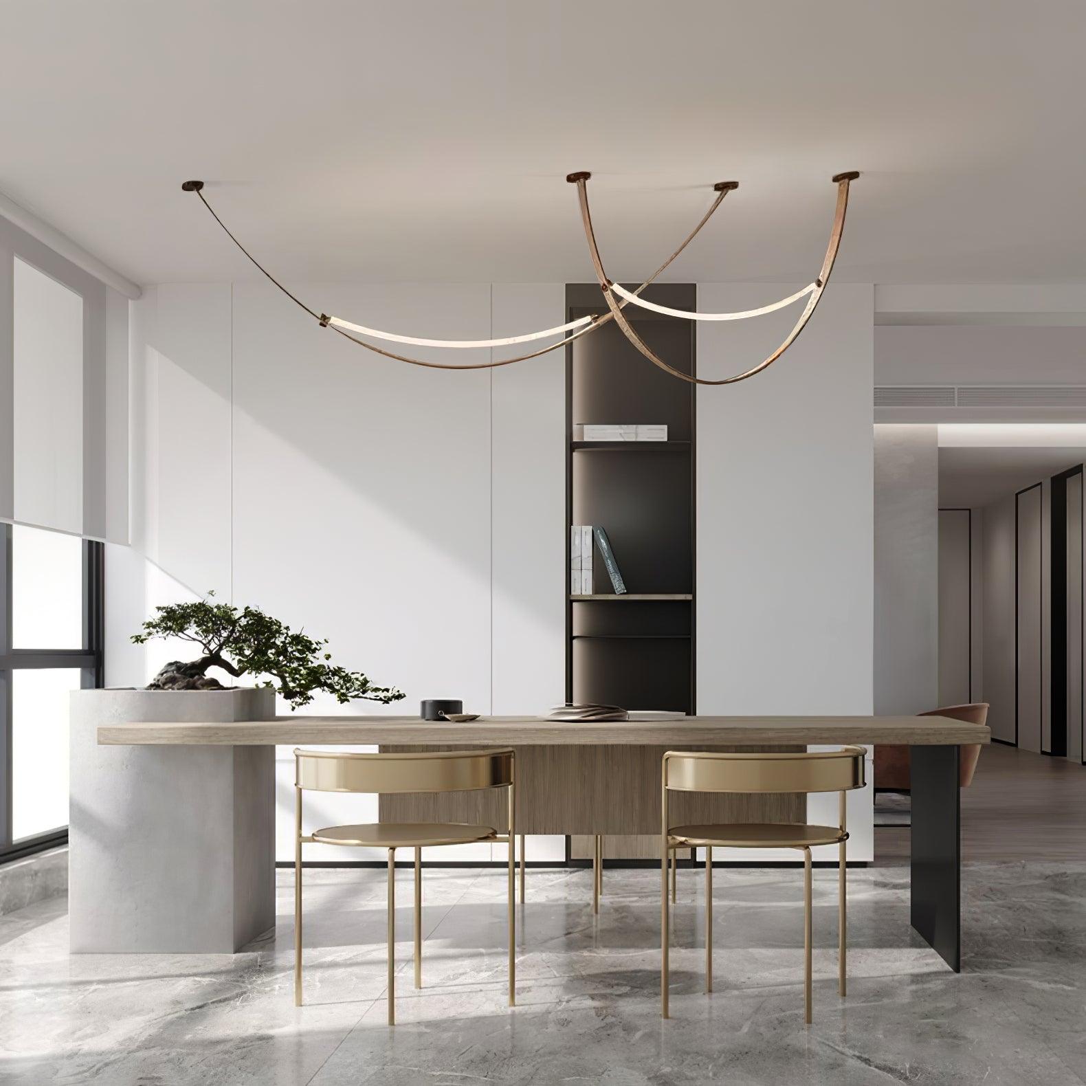 Belt Pendant Lamp Leather Silicone Minimalist - Letslighting