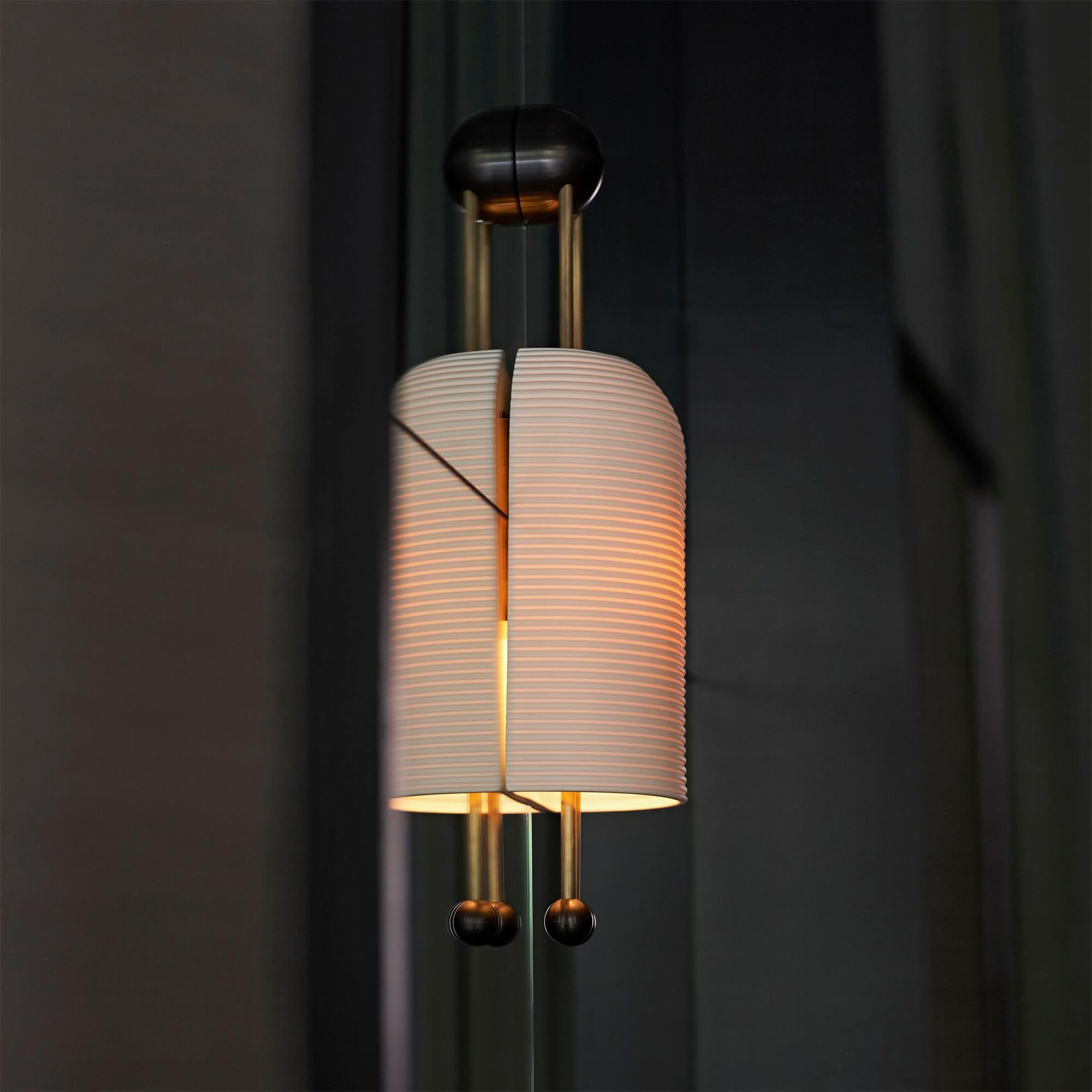 Lustra Wall Lamp Opal Glass Gold Rods - Letslighting