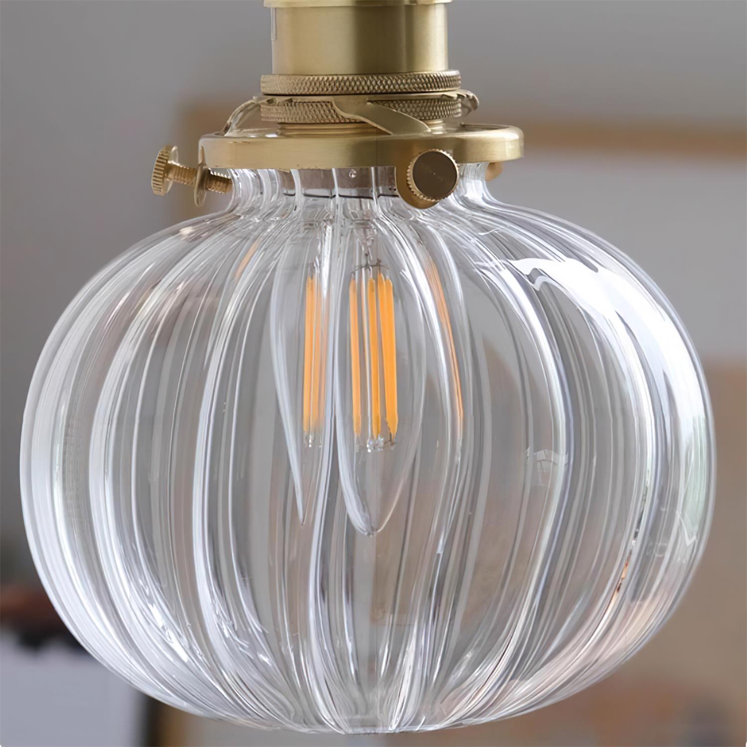 Berliner Wall Lamp Brass Arm Glass Vintage - Letslighting