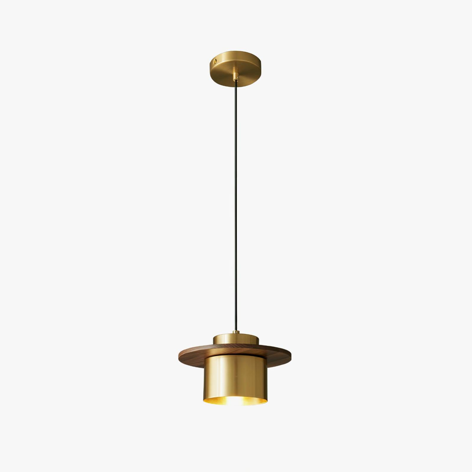 Aurora Industrial Brass Pendant Light - Letslighting