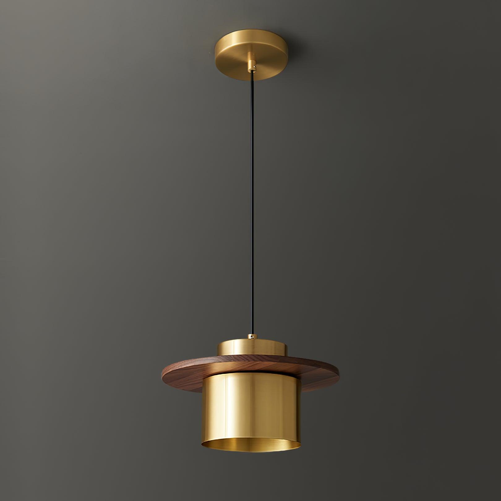 Aurora Industrial Brass Pendant Light - Letslighting
