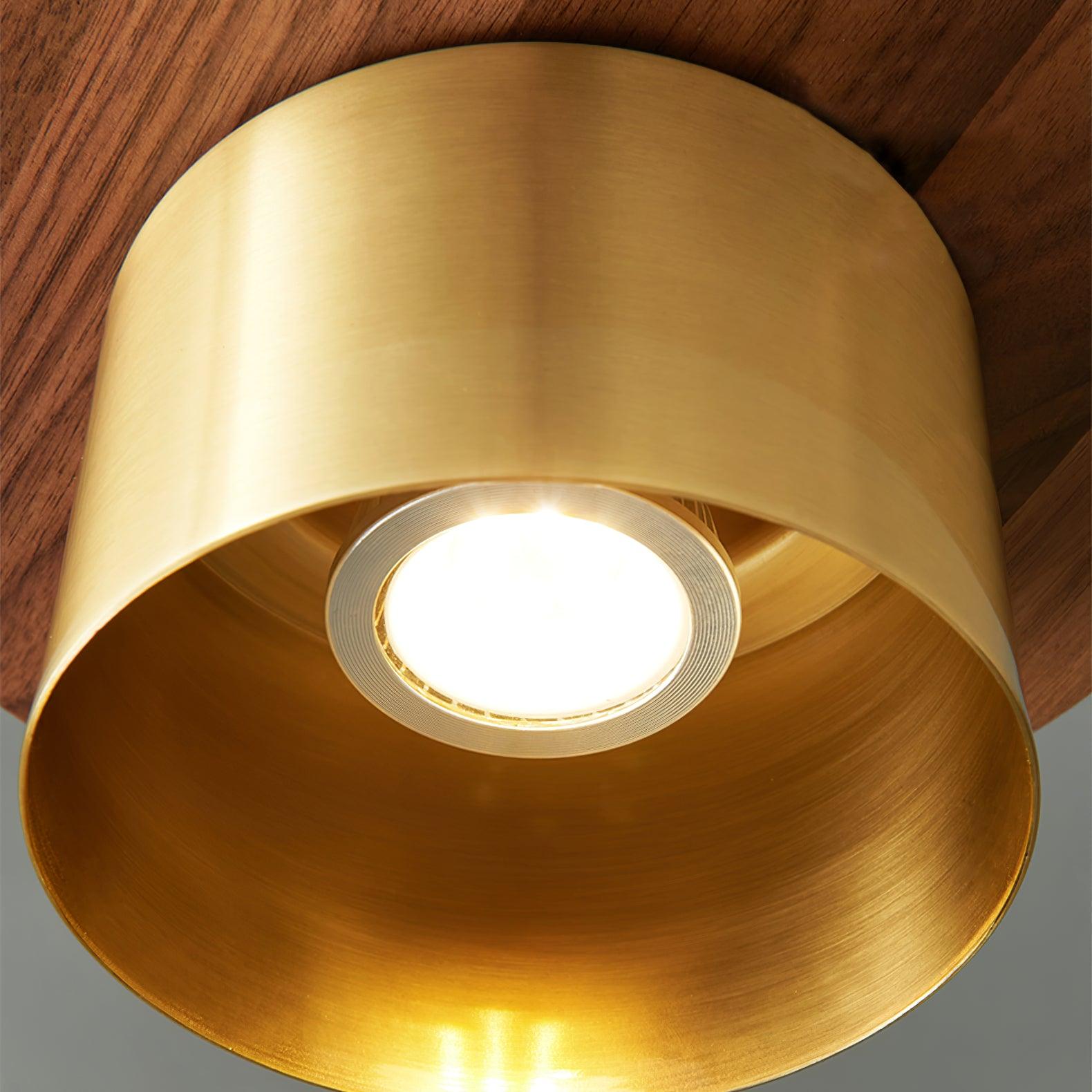Aurora Industrial Brass Pendant Light - Letslighting