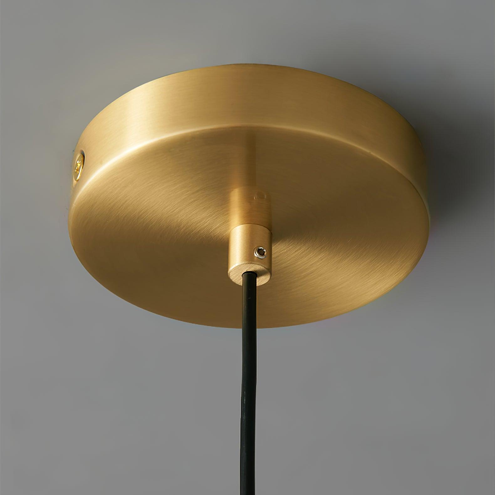 Aurora Industrial Brass Pendant Light - Letslighting