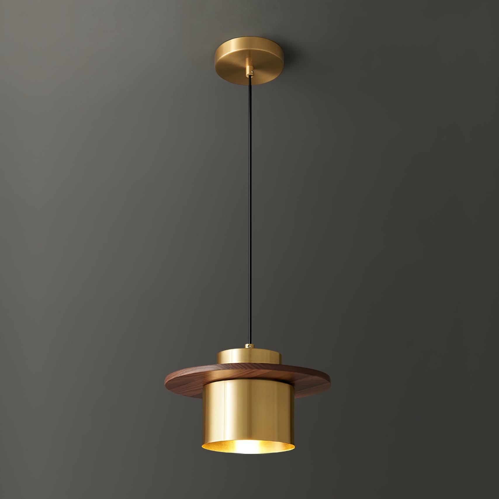 Aurora Industrial Brass Pendant Light - Letslighting