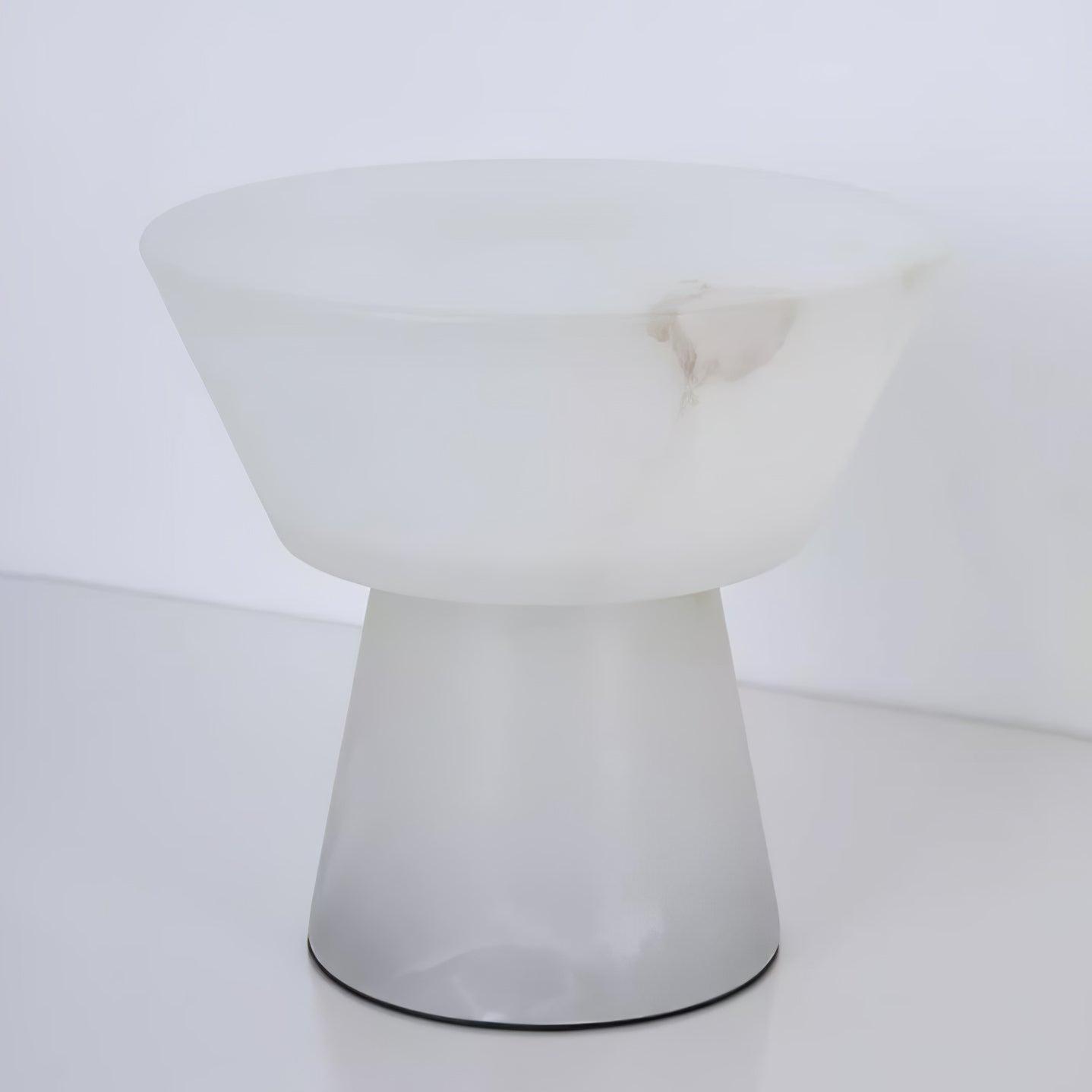 Elynara Pedestal Alabaster Table Lamp - Letslighting