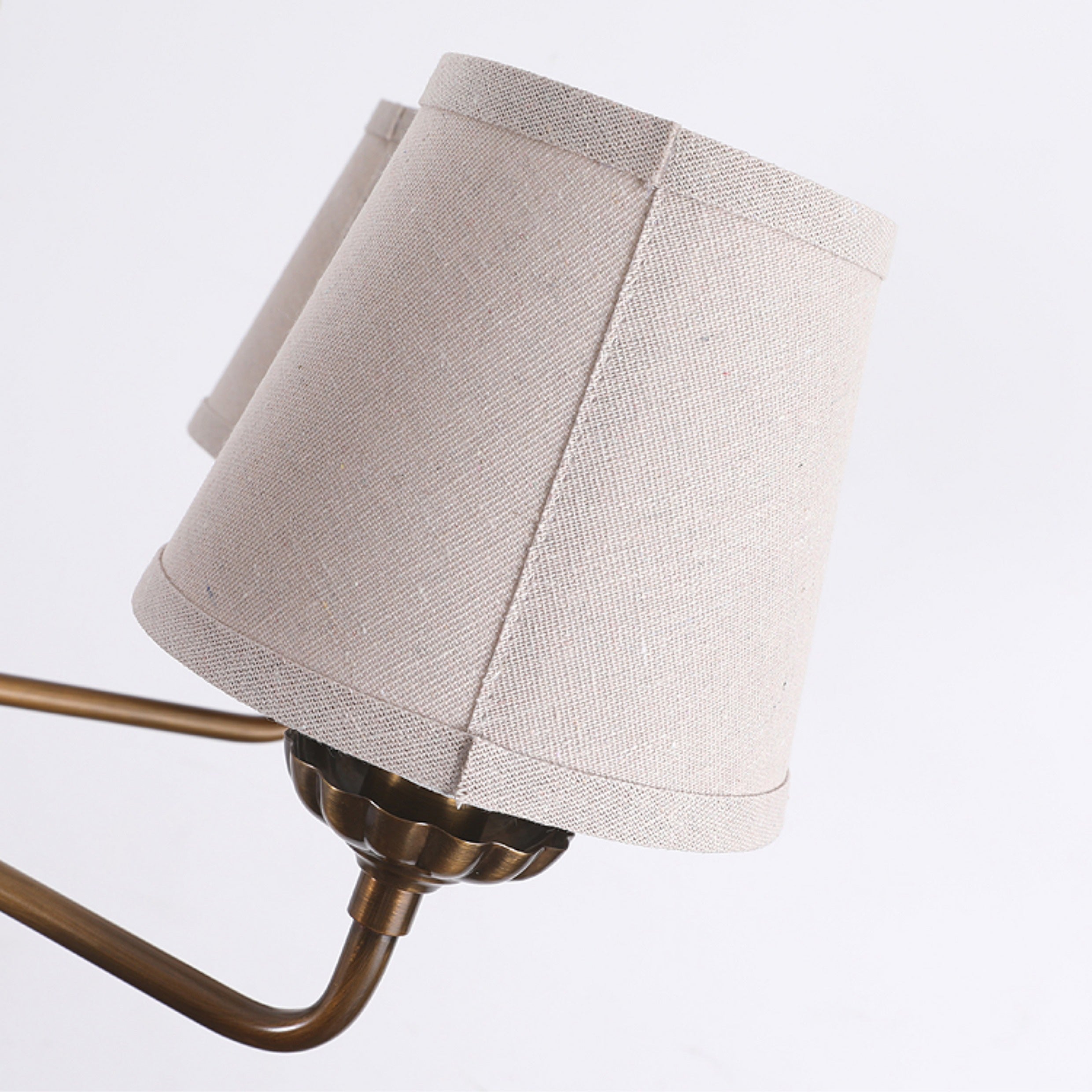 Gloruvyh Vintage Industrial Fabric Chandelier - Letslighting