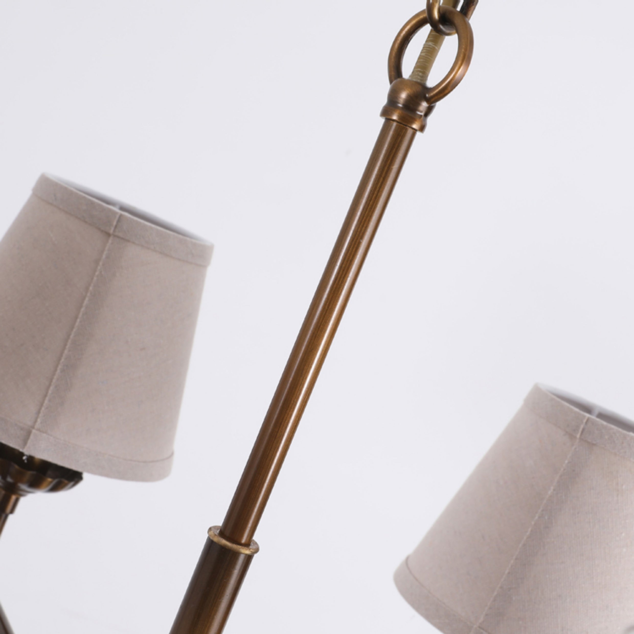 Gloruvyh Vintage Industrial Fabric Chandelier - Letslighting