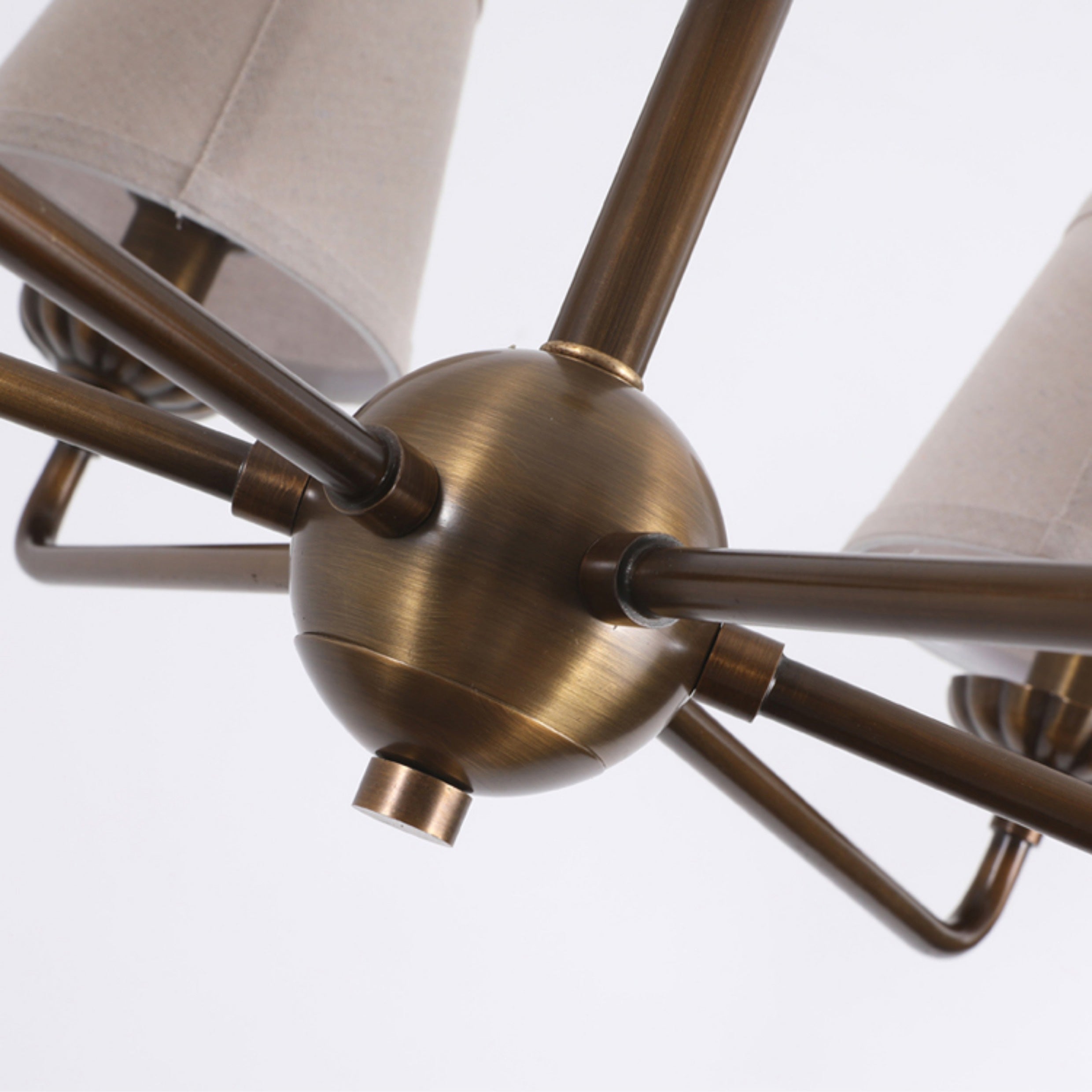 Gloruvyh Vintage Industrial Fabric Chandelier - Letslighting
