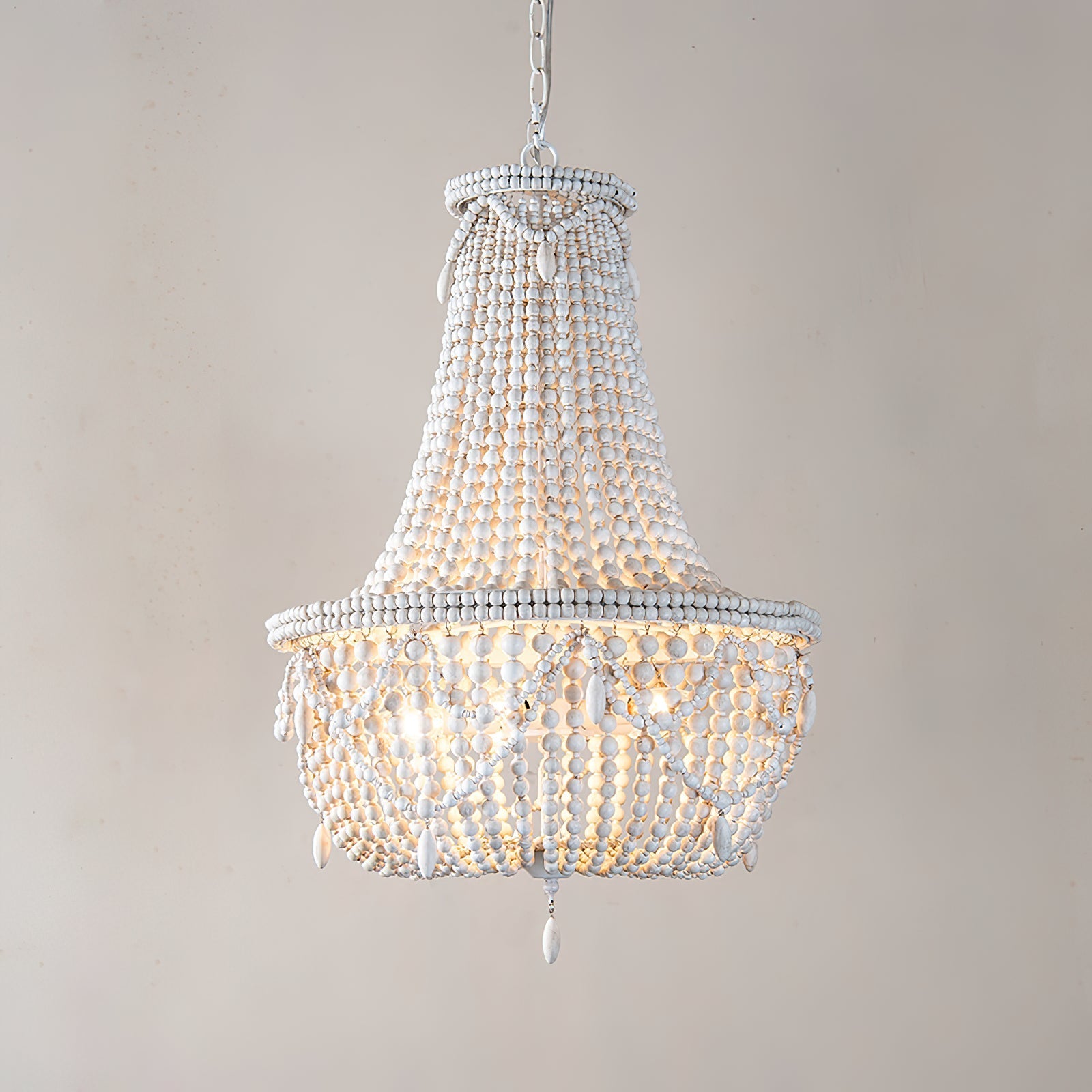 Eirikuvyu Postmodern Luxury Bead Wood Chandelier - Letslighting