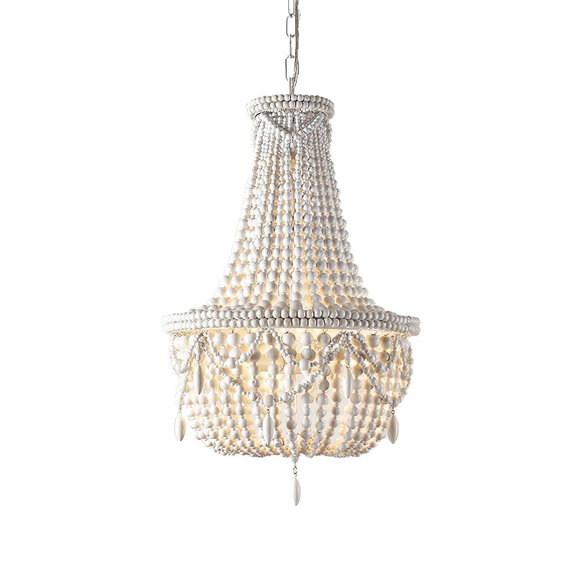 Eirikuvyu Postmodern Luxury Bead Wood Chandelier - Letslighting