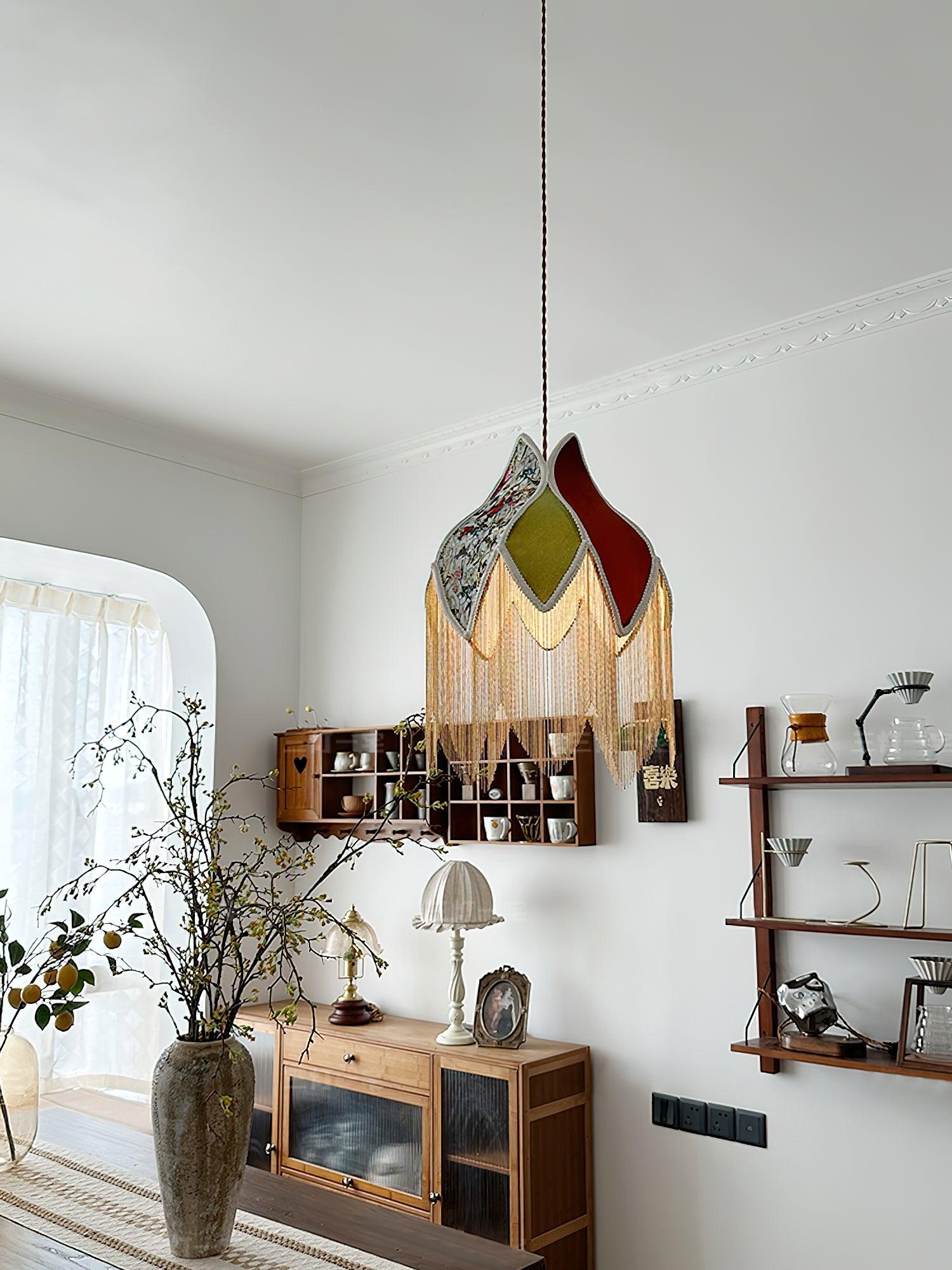 Ardoriel Unique Fringed Pendant Lamp - Letslighting