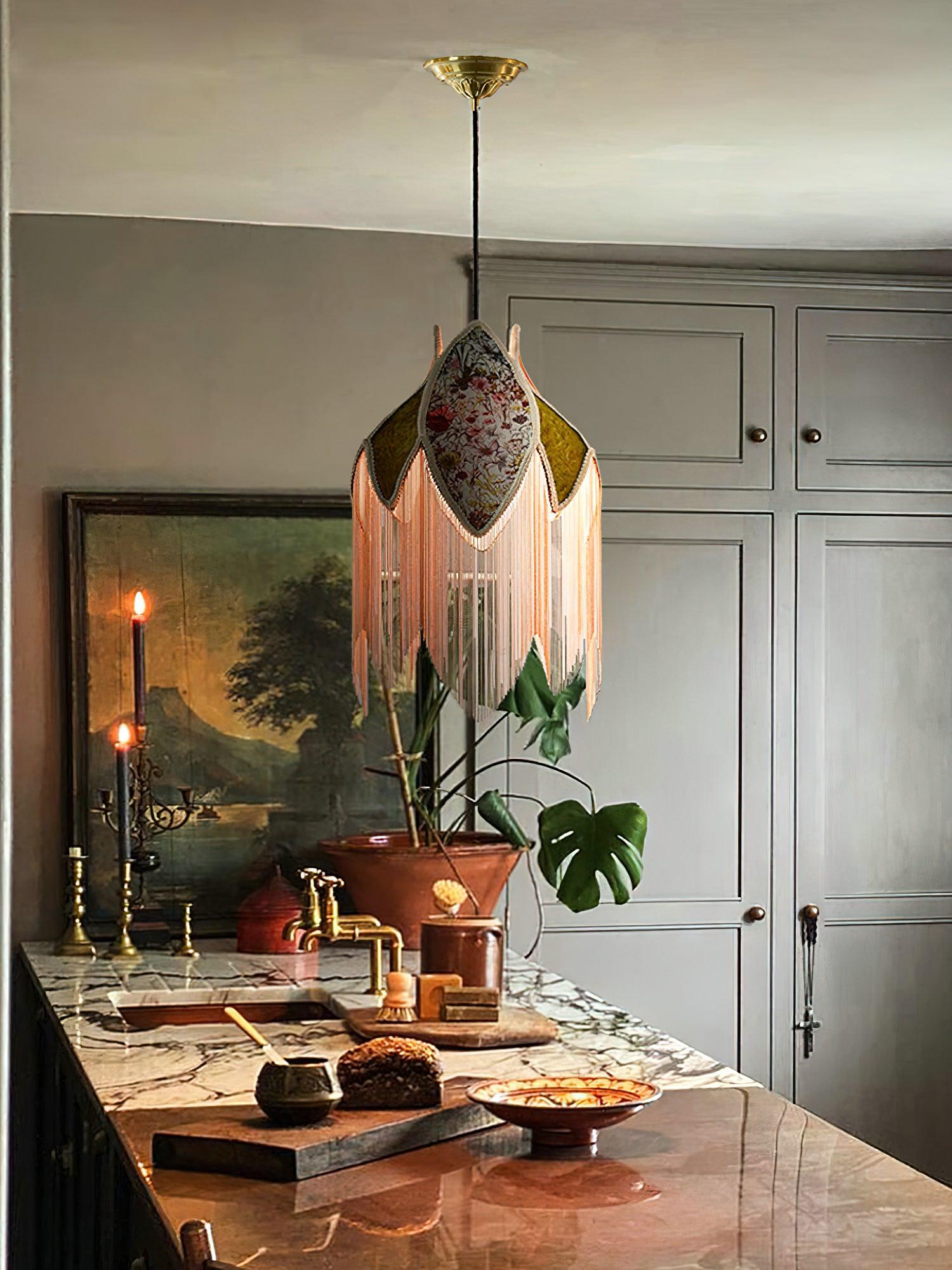 Ardoriel Unique Fringed Pendant Lamp - Letslighting
