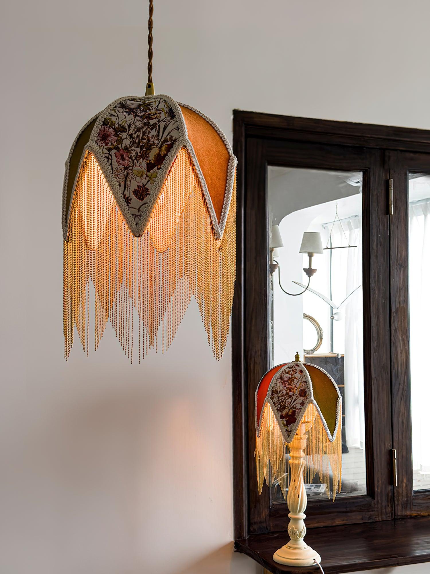 Ardoriel Unique Fringed Pendant Lamp - Letslighting