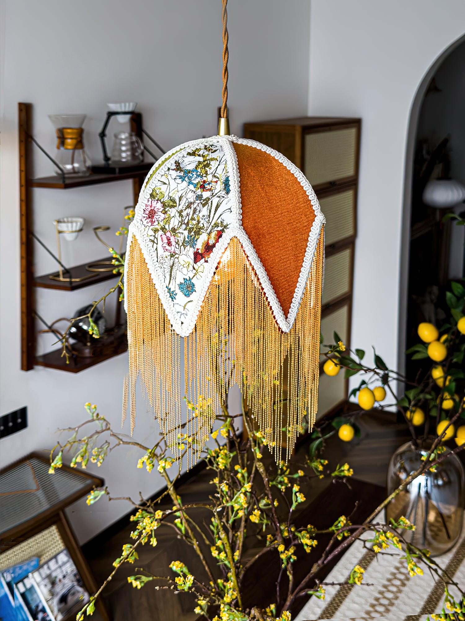 Ardoriel Unique Fringed Pendant Lamp - Letslighting