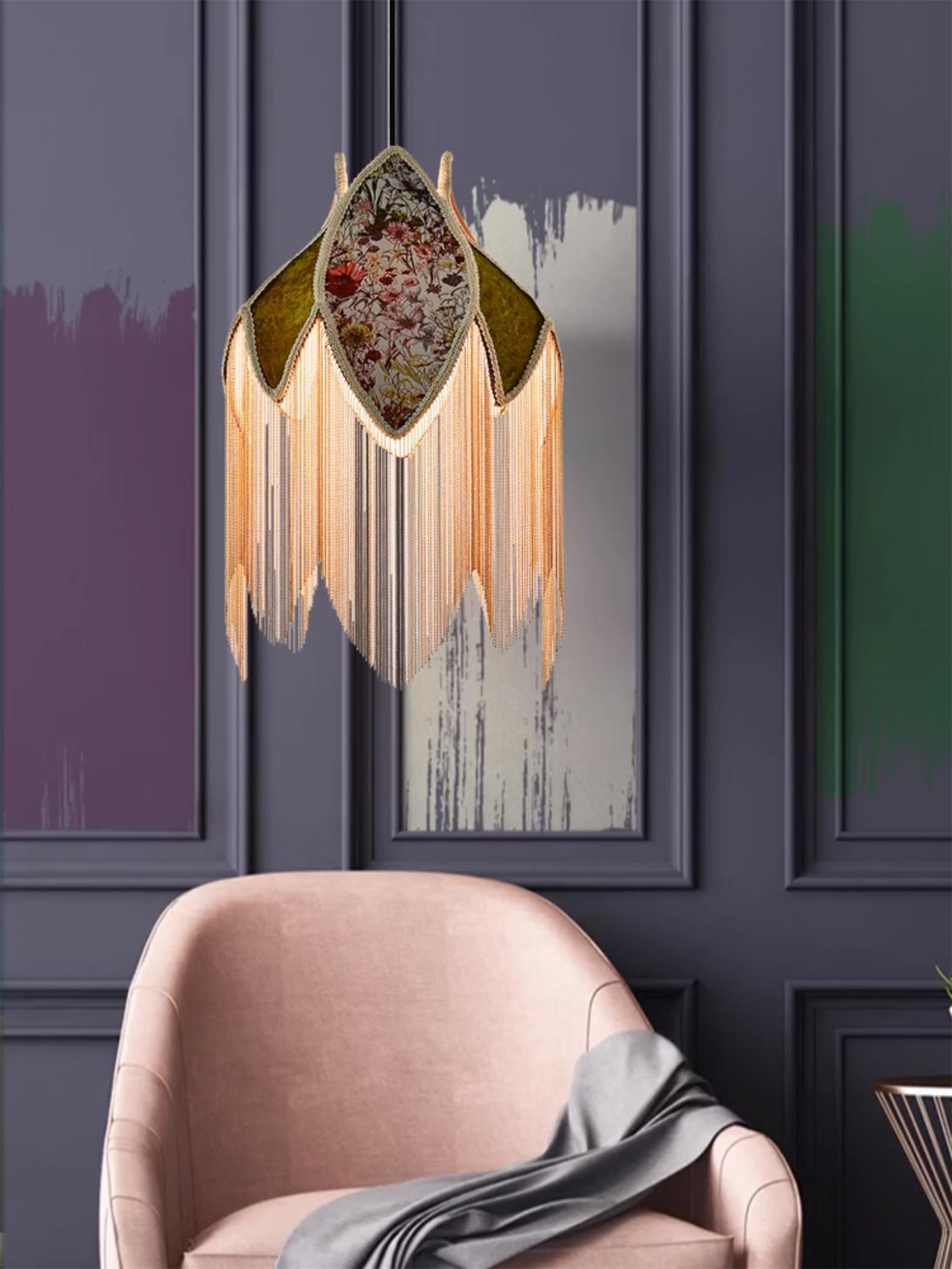 Ardoriel Unique Fringed Pendant Lamp - Letslighting
