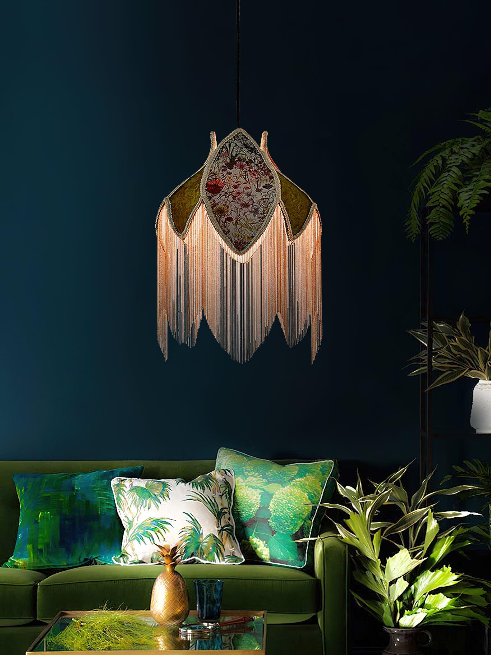 Ardoriel Unique Fringed Pendant Lamp - Letslighting