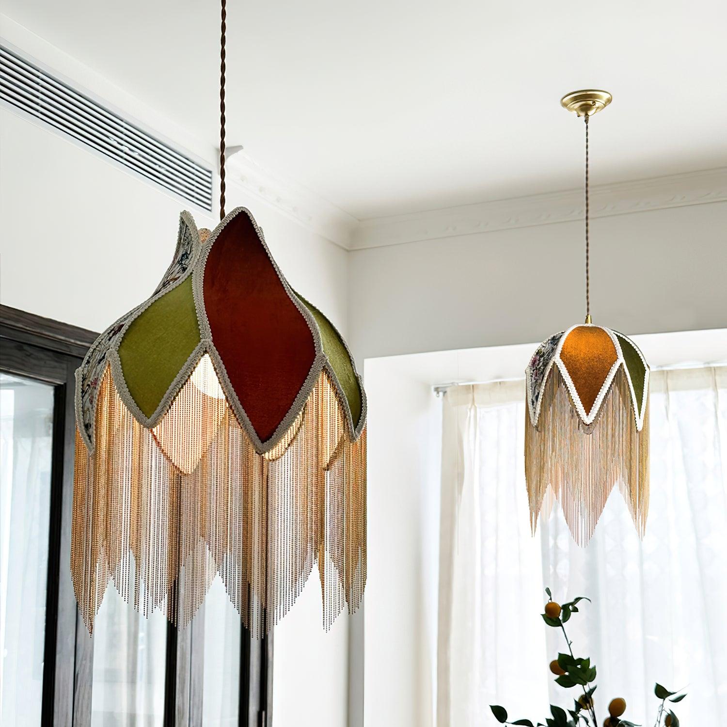 Ardoriel Unique Fringed Pendant Lamp - Letslighting