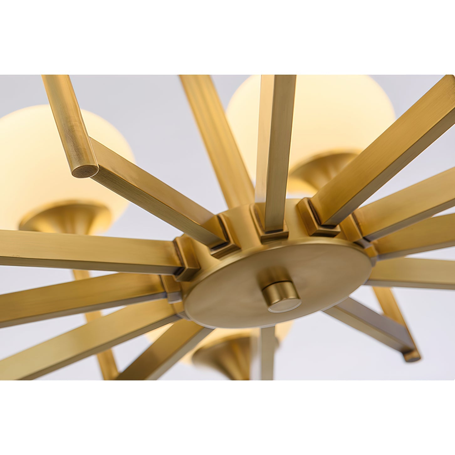 Himinuvyh Vintage Industrial Glass Chandelier - Letslighting