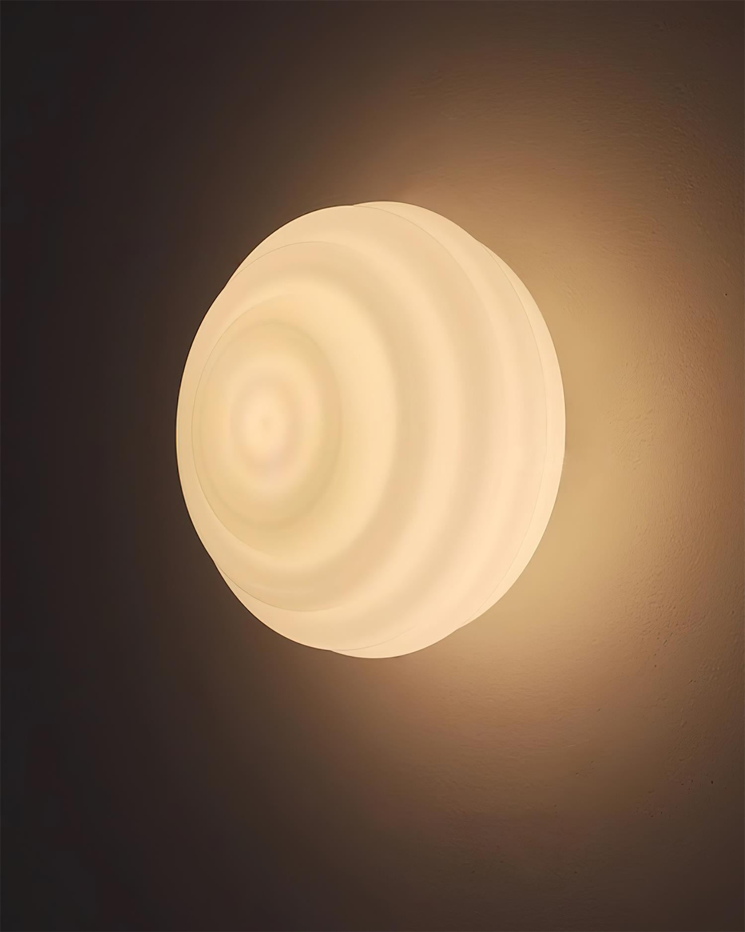 Duvia Rippled Glass Wall Lamp - Letslighting