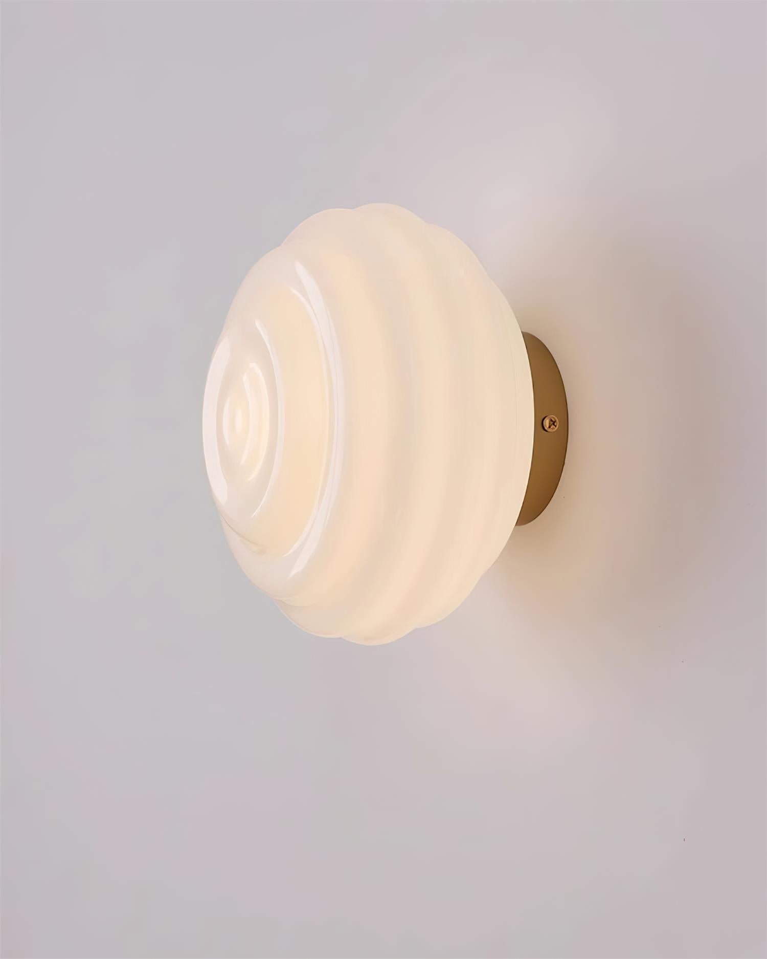 Duvia Rippled Glass Wall Lamp - Letslighting