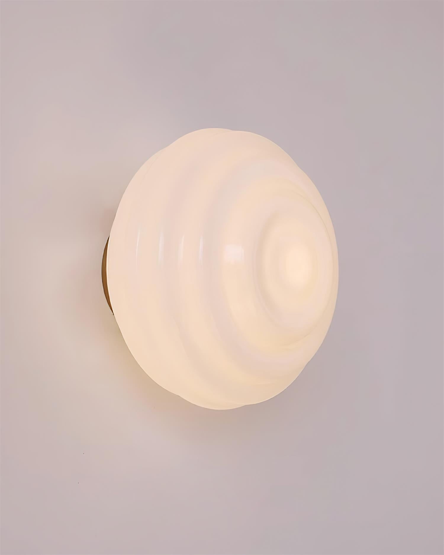 Duvia Rippled Glass Wall Lamp - Letslighting
