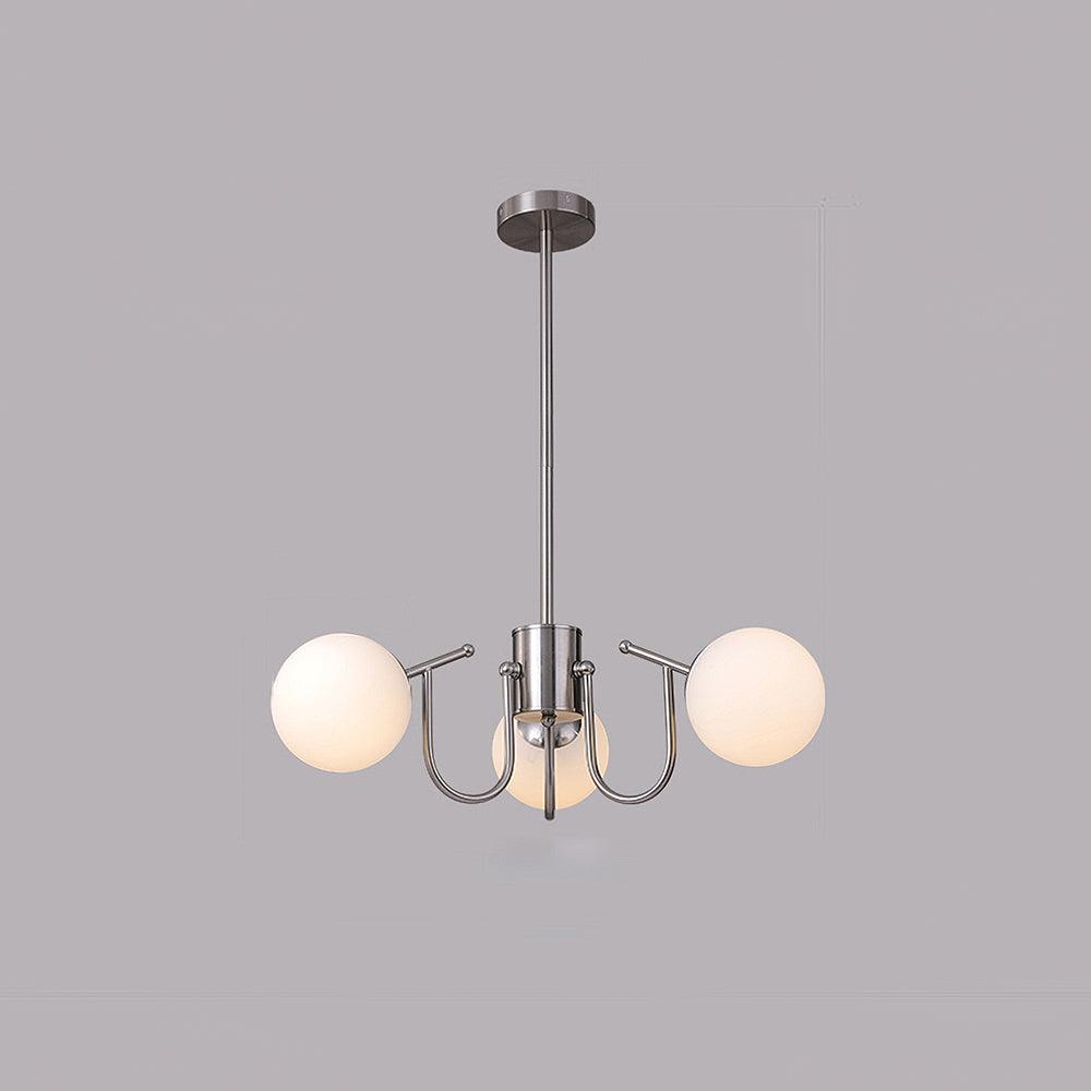 Aurora Chandelier Globe Chrome Modern - Letslighting