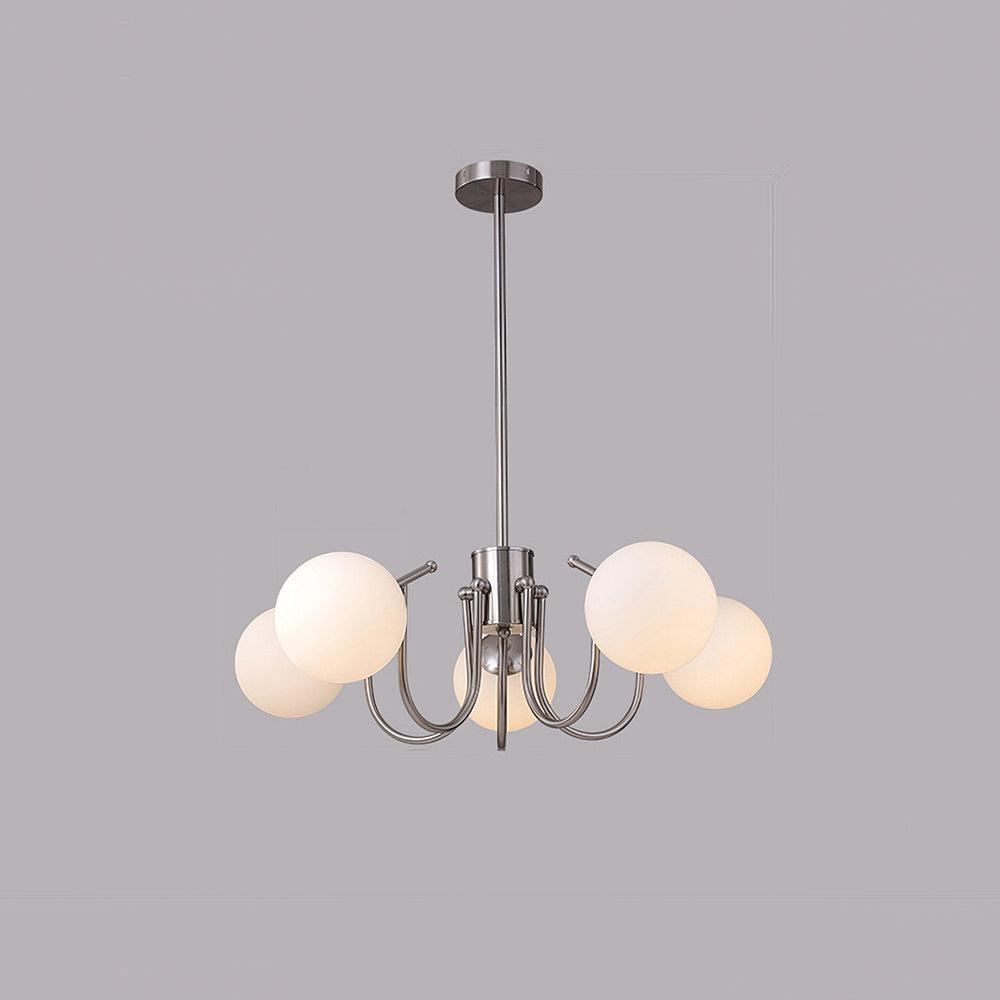 Aurora Chandelier Globe Chrome Modern - Letslighting
