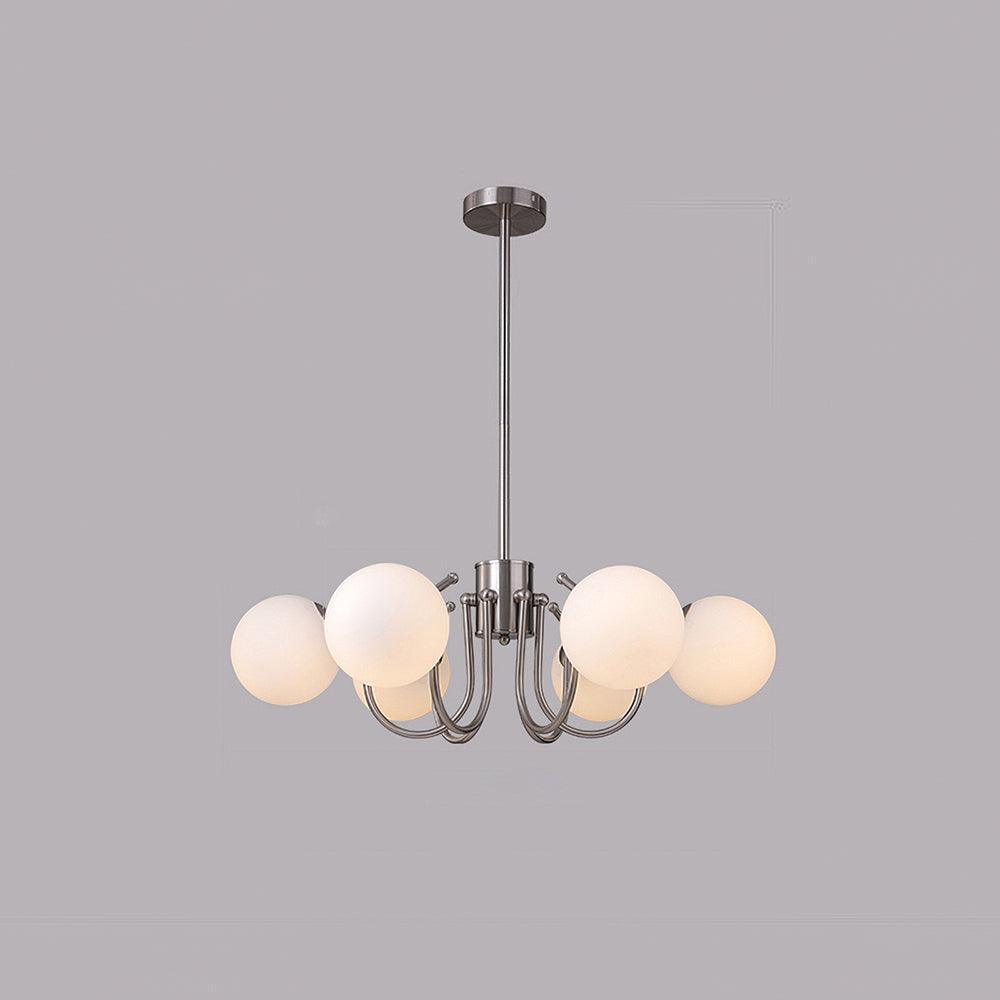 Aurora Chandelier Globe Chrome Modern - Letslighting
